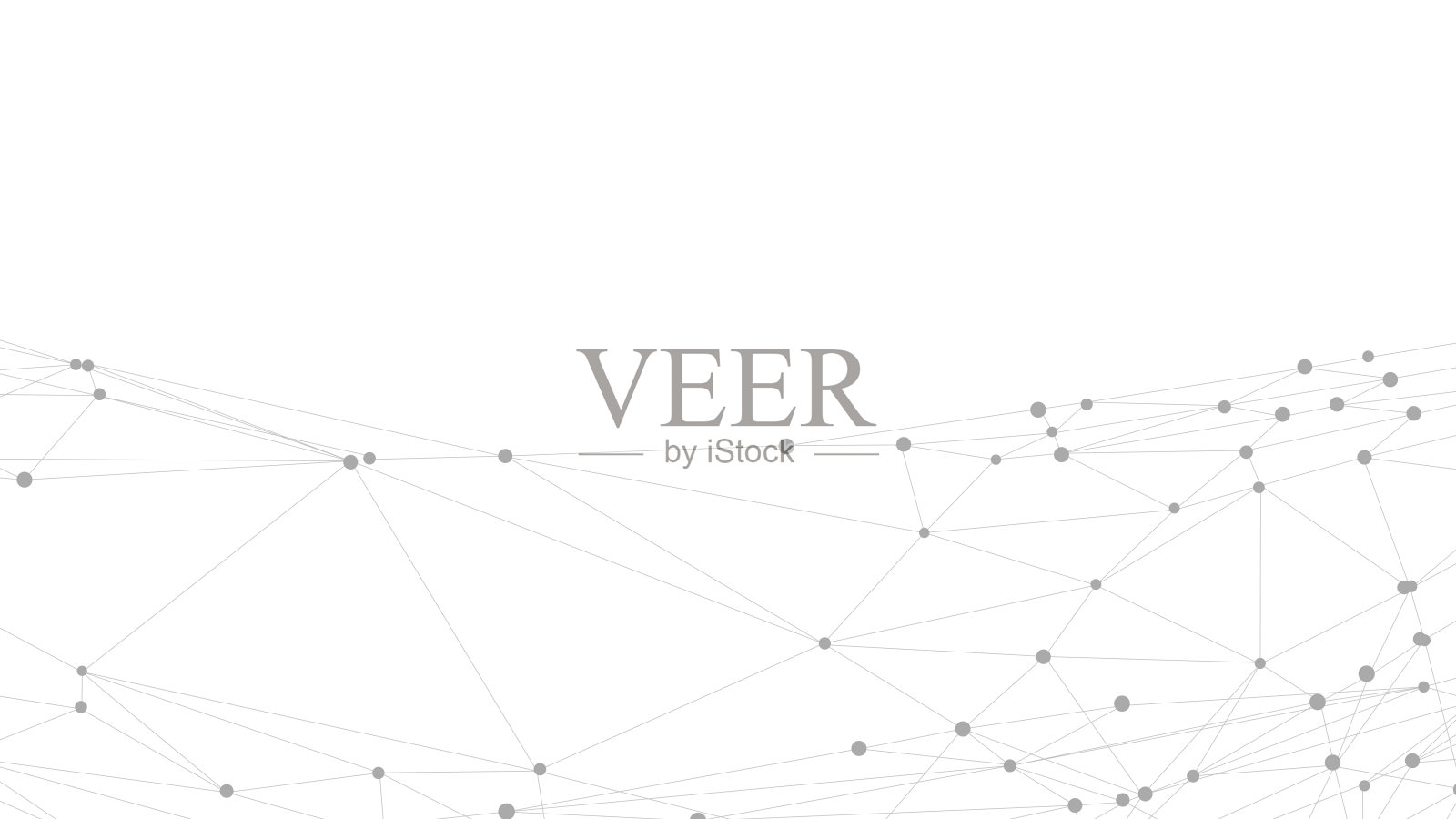 抽象的网状几何背景。点或圆通过线连接。带有空白空间的科技抽象背景。极简网状背景。抽象多边形形状。插画图片素材