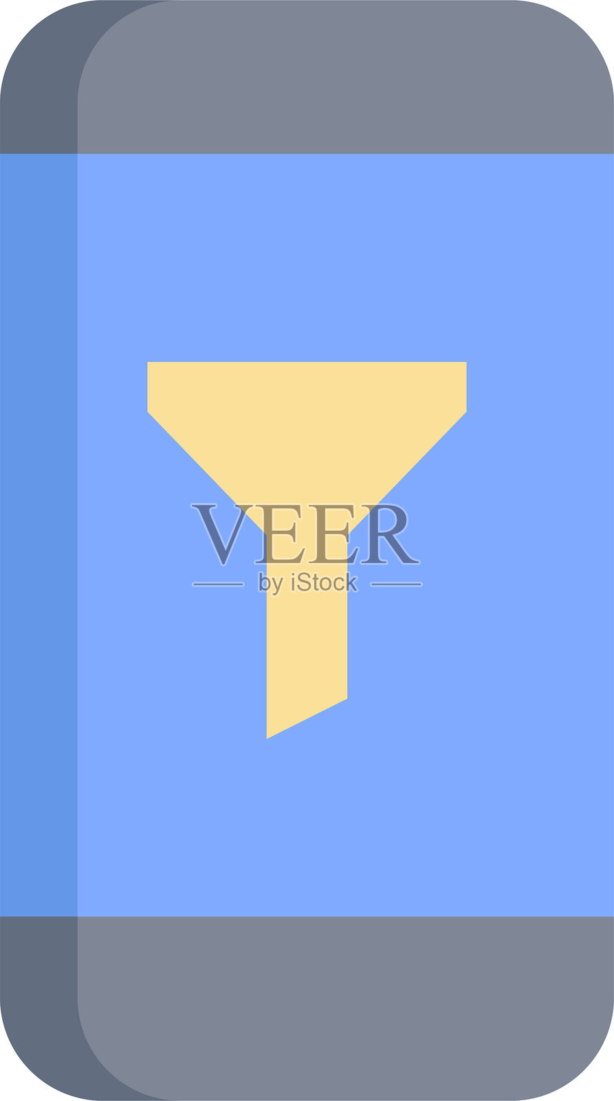 过滤器卢比扁平图标设计插画图片素材