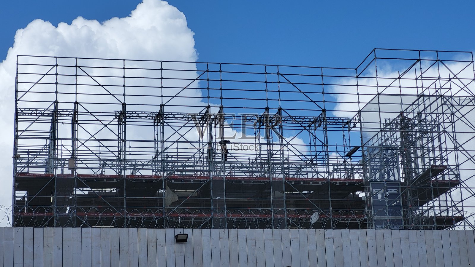 舞台脚手架的准备照片摄影图片