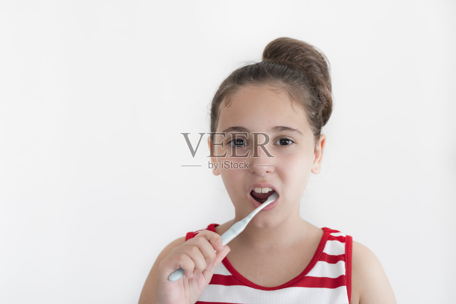 刷牙照片摄影图片