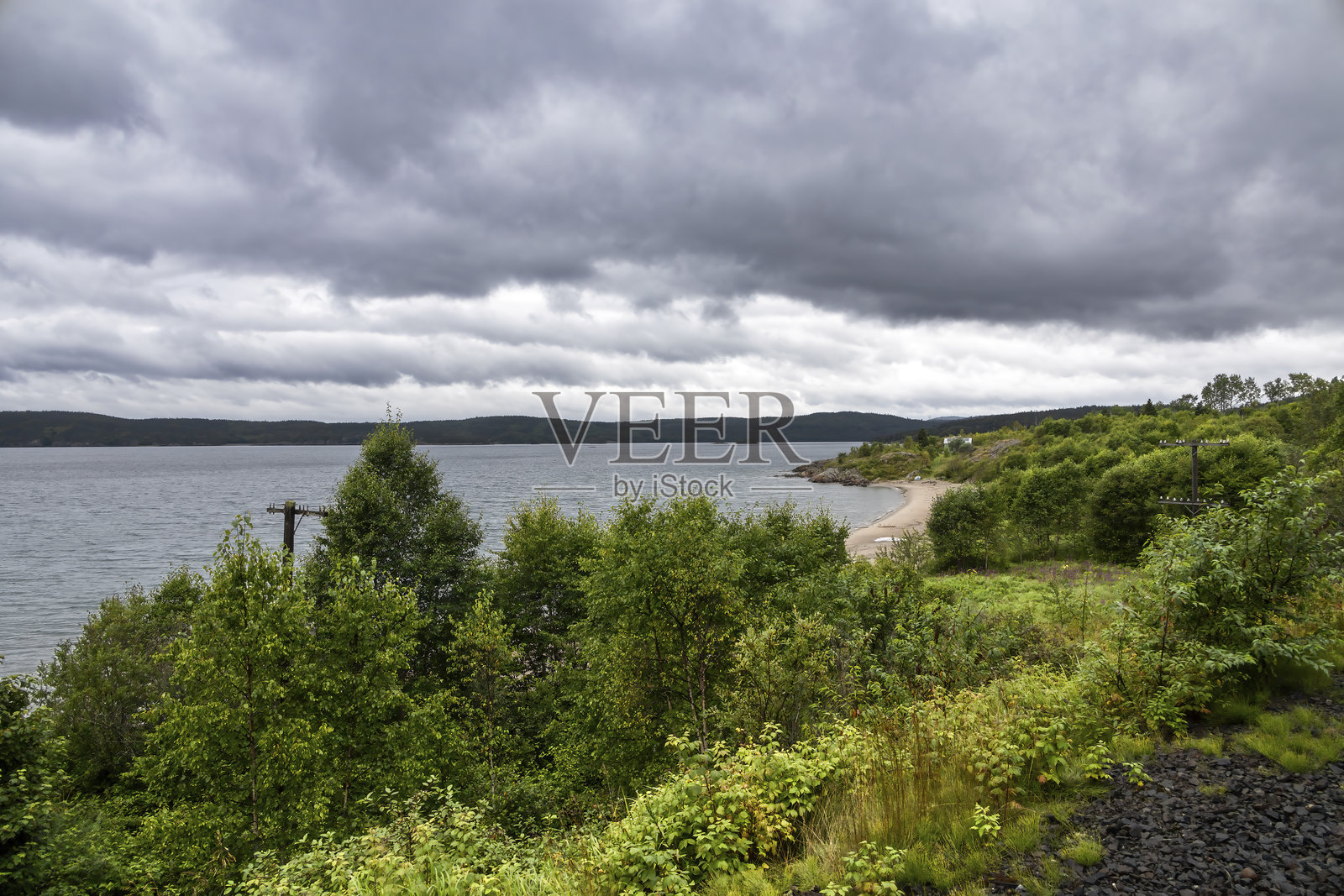 宁静的杰克鱼湖景观照片摄影图片