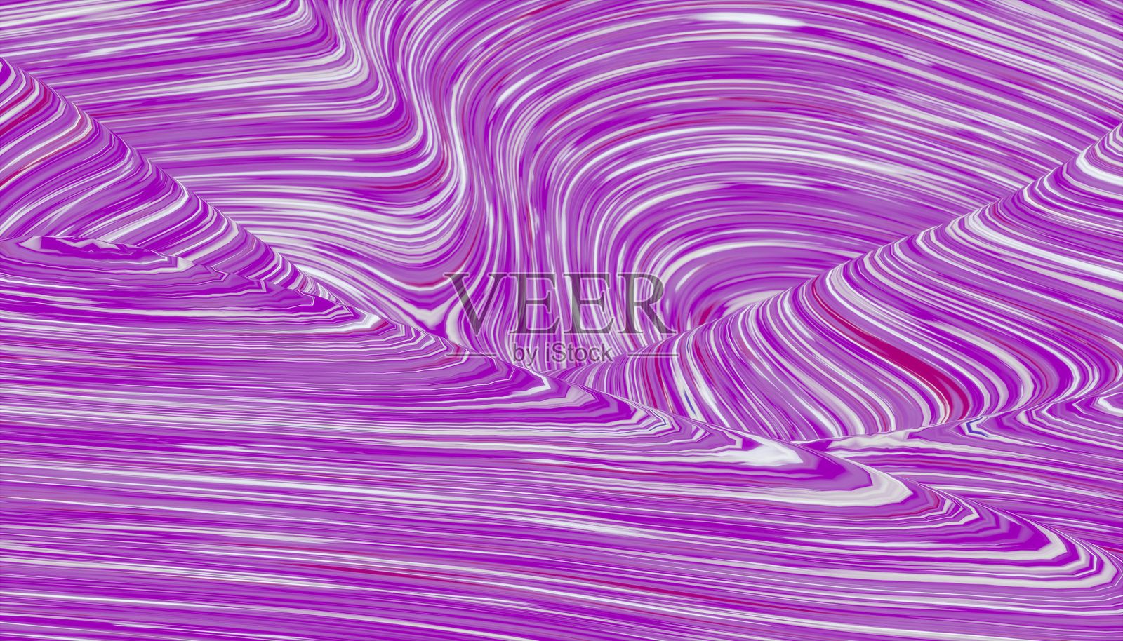 旋转的粉色和白色线条形成迷人的抽象风景照片摄影图片