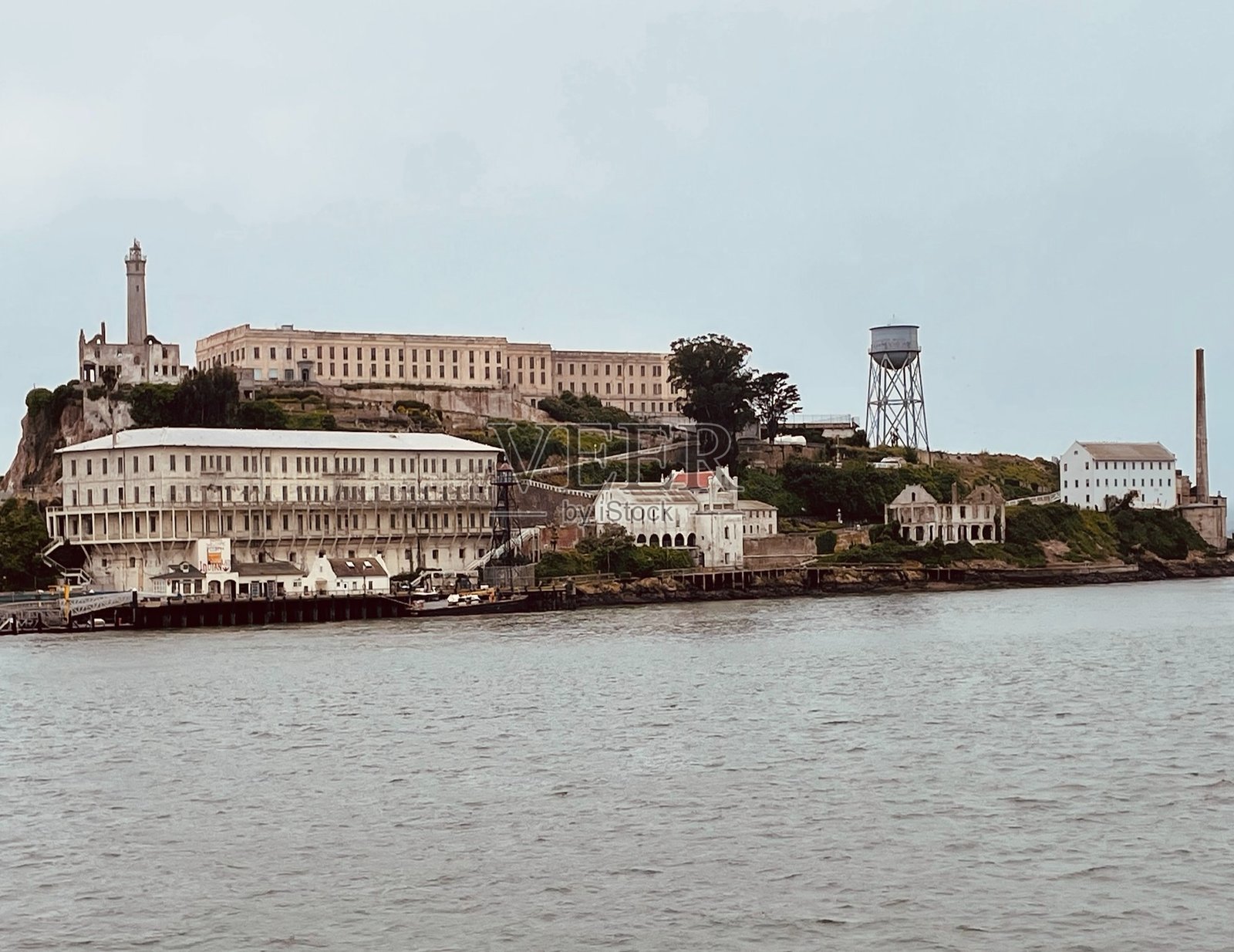 旧金山的阿尔卡特拉斯岛照片摄影图片