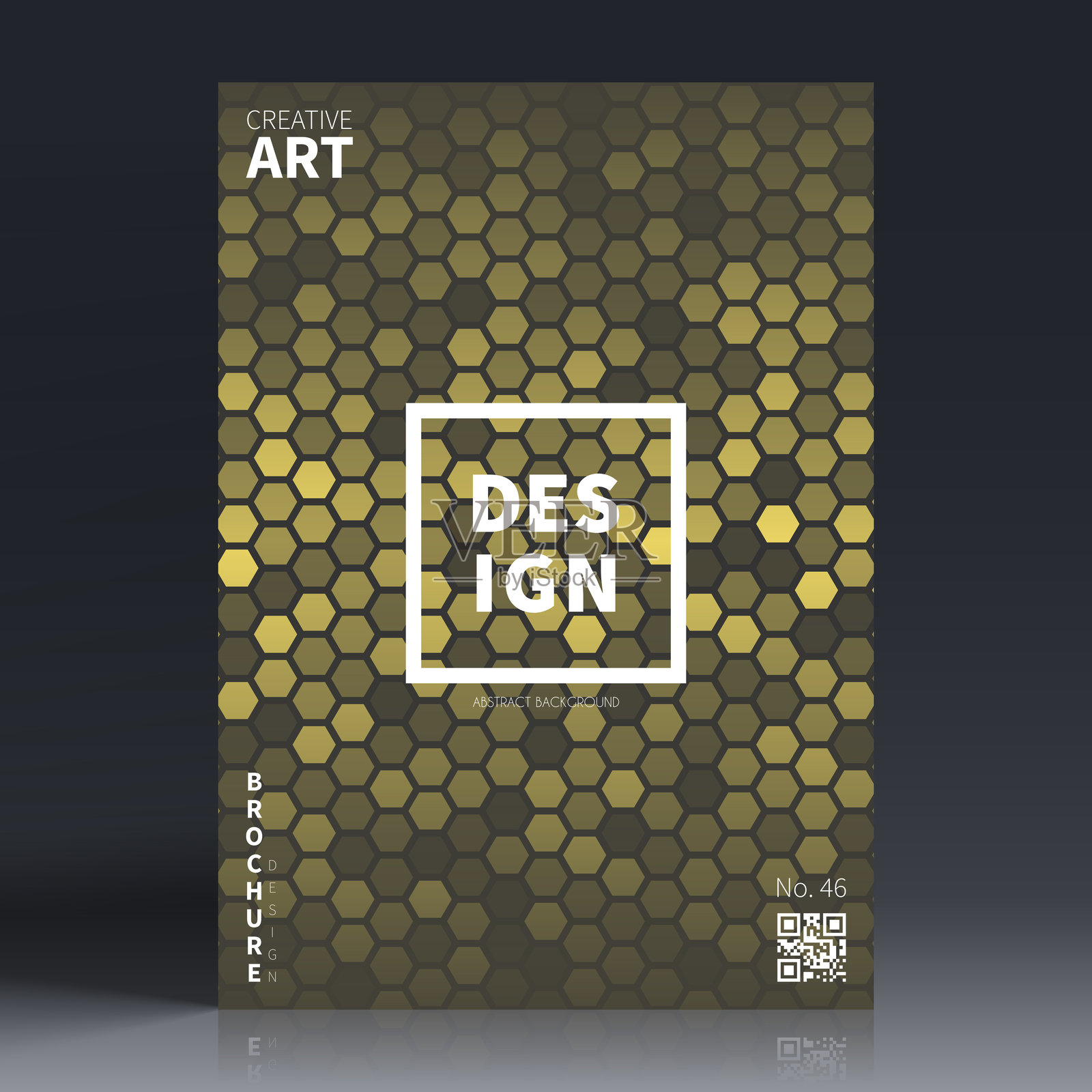 宣传册模板布局，棕色封面设计，商业年度报告，传单，杂志插画图片素材