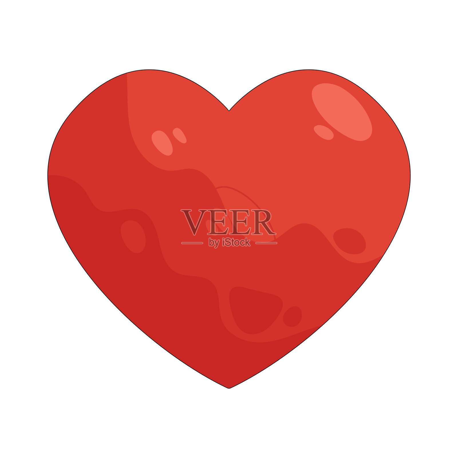 心脏插画图片素材