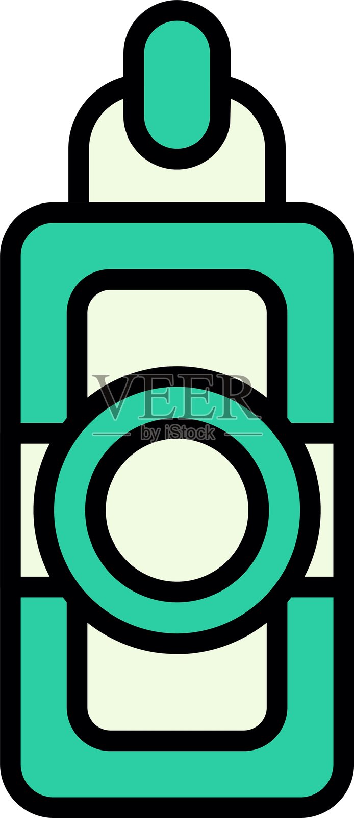 洗发水新图标设计创意插画图片素材