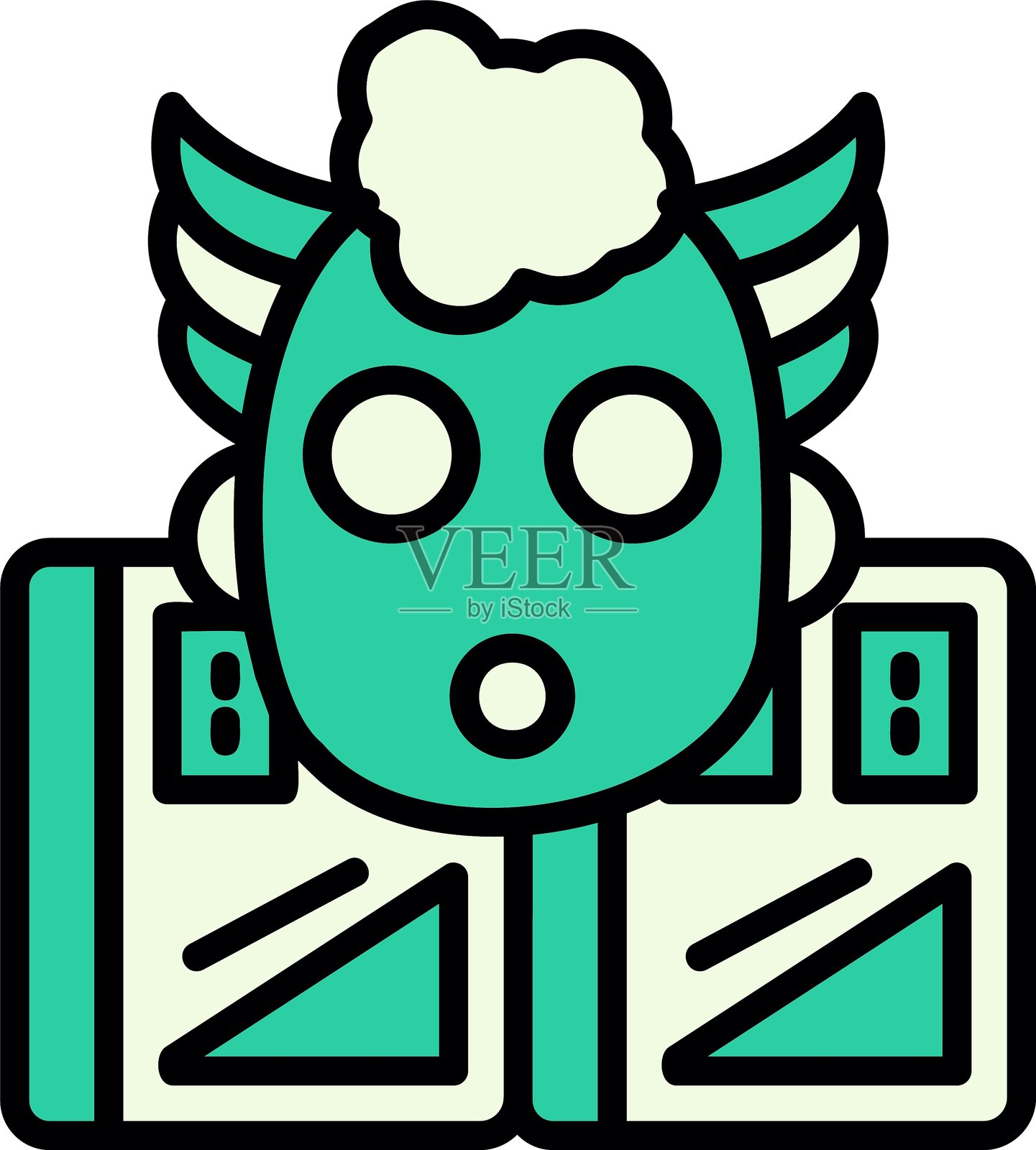 漫画新图标设计创意插画图片素材