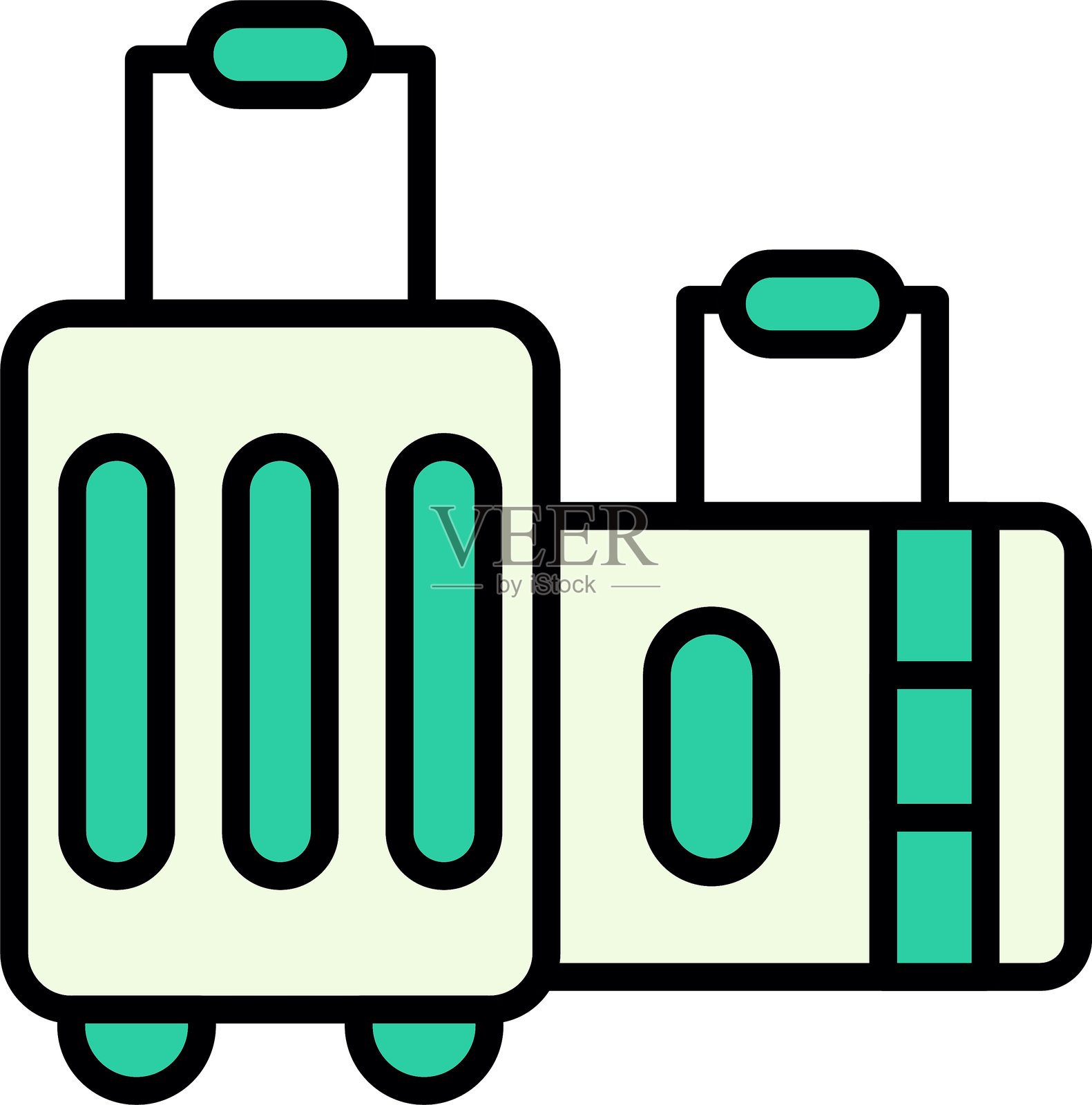 行李新图标设计创意插画图片素材