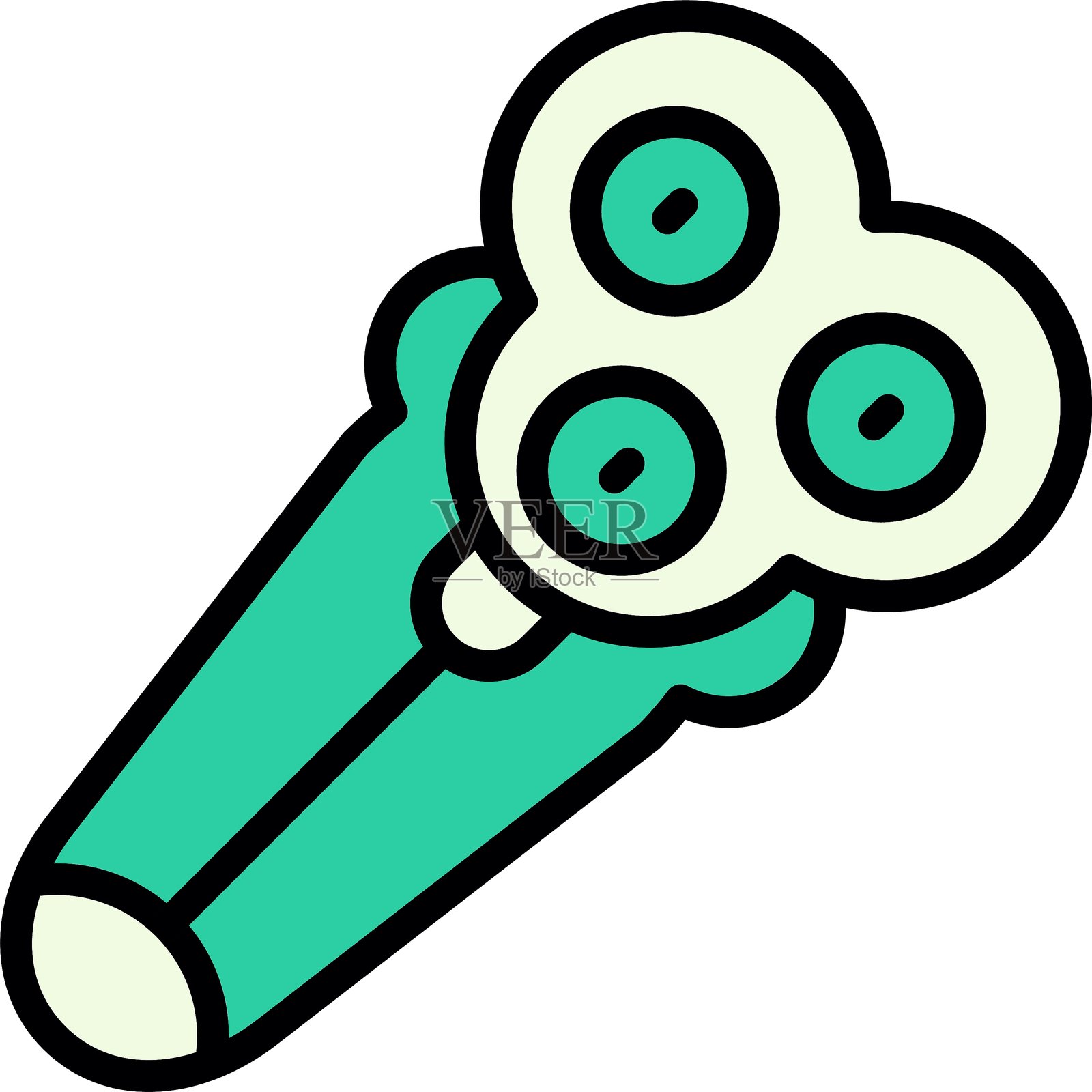 剃须刀新图标设计创意插画图片素材