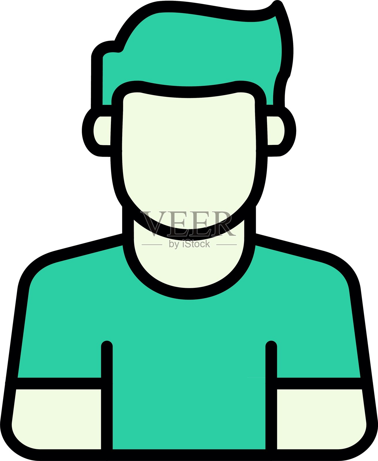 涂鸦新图标设计创意插画图片素材