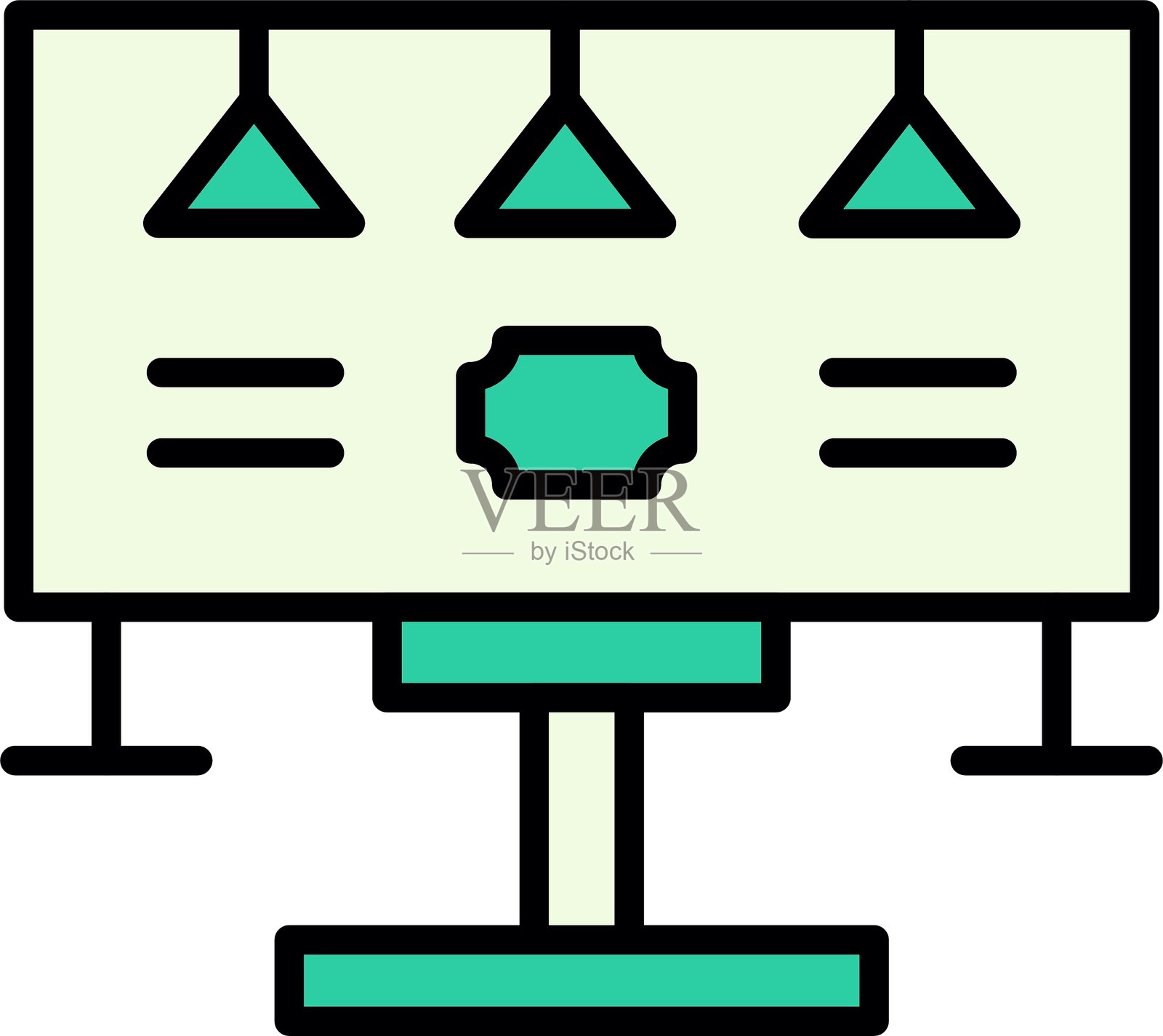 广告新图标设计创意插画图片素材