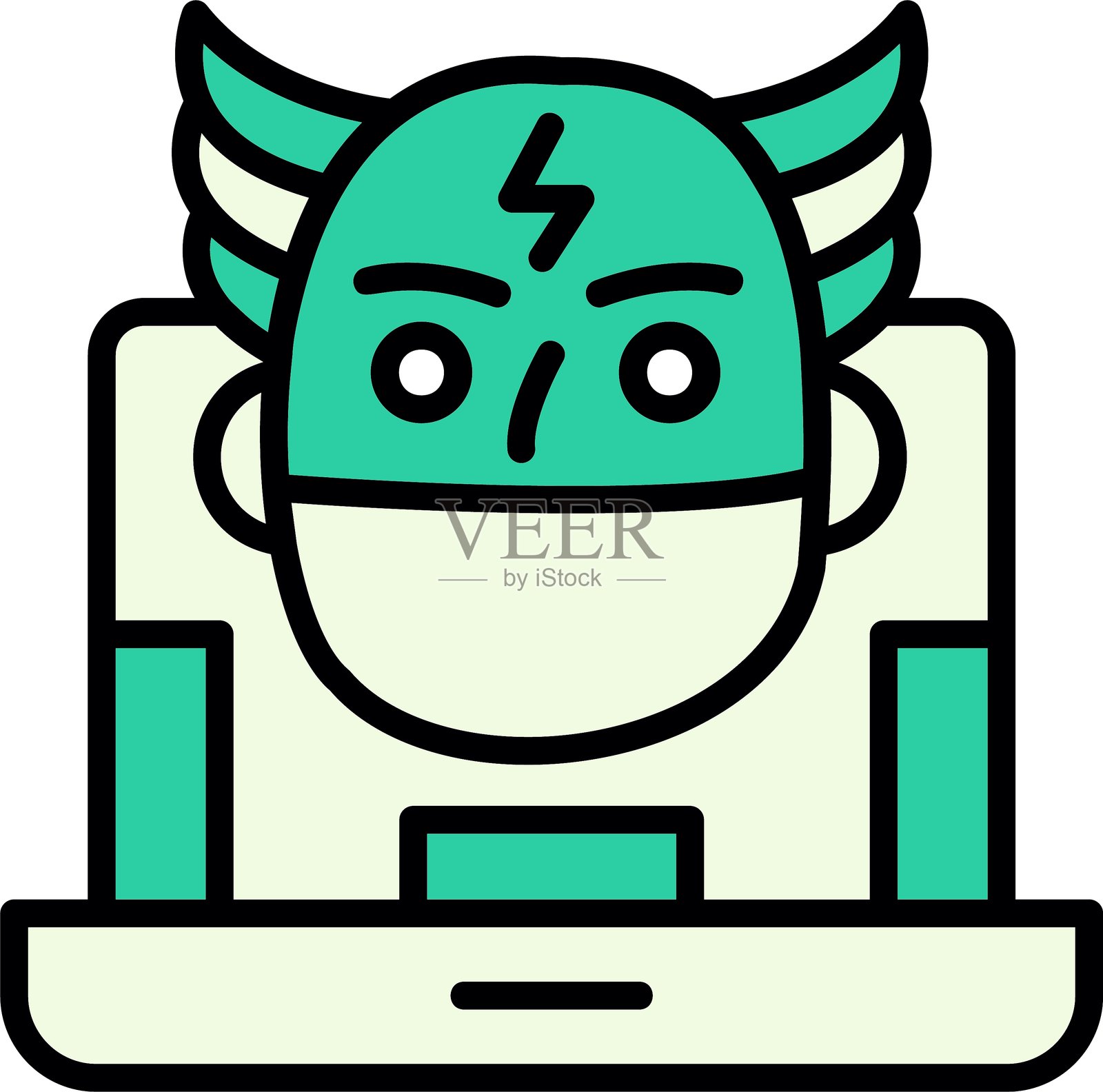 漫画新图标设计创意插画图片素材