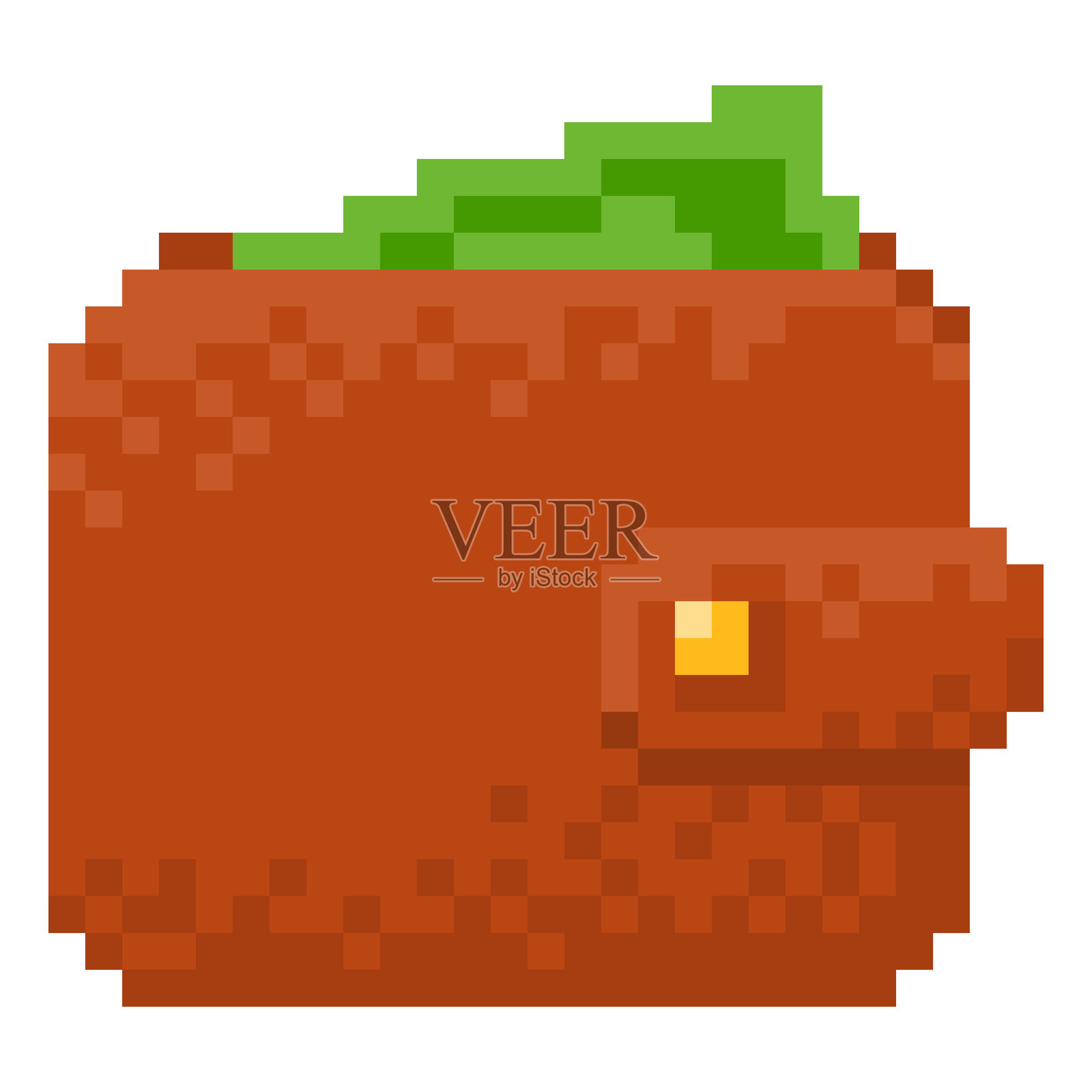 像素艺术中的美元钞票在钱包里，复古8位视频游戏中的绿色纸币在棕色钱包里，现金金融插画图片素材