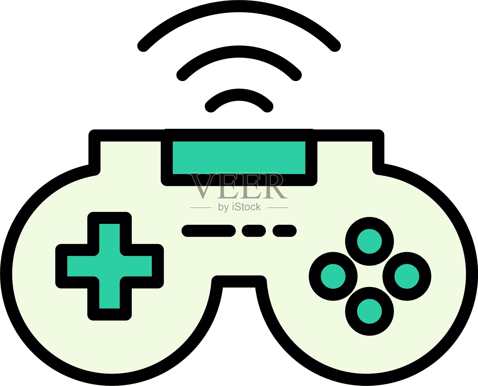 游戏主机新图标设计创意插画图片素材