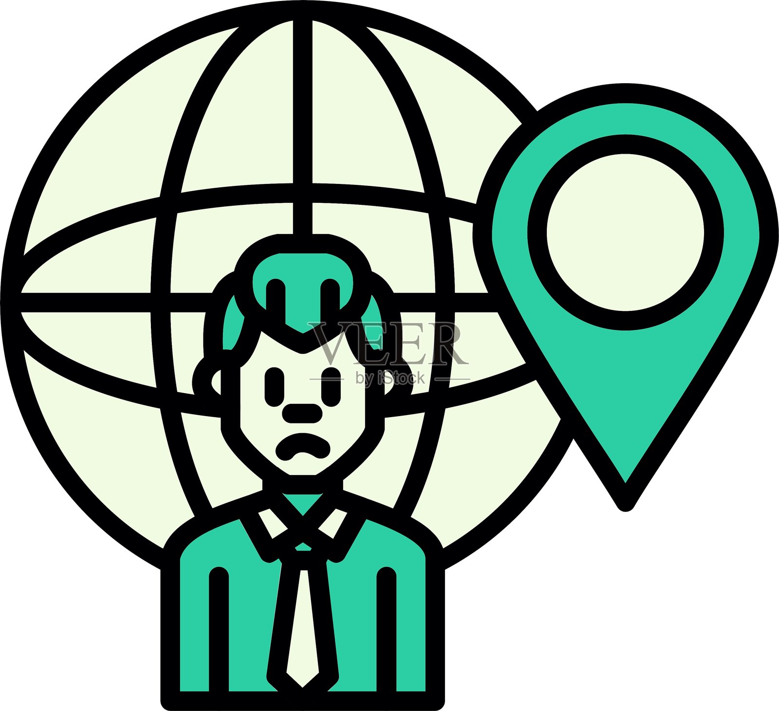 会议新图标设计创意插画图片素材