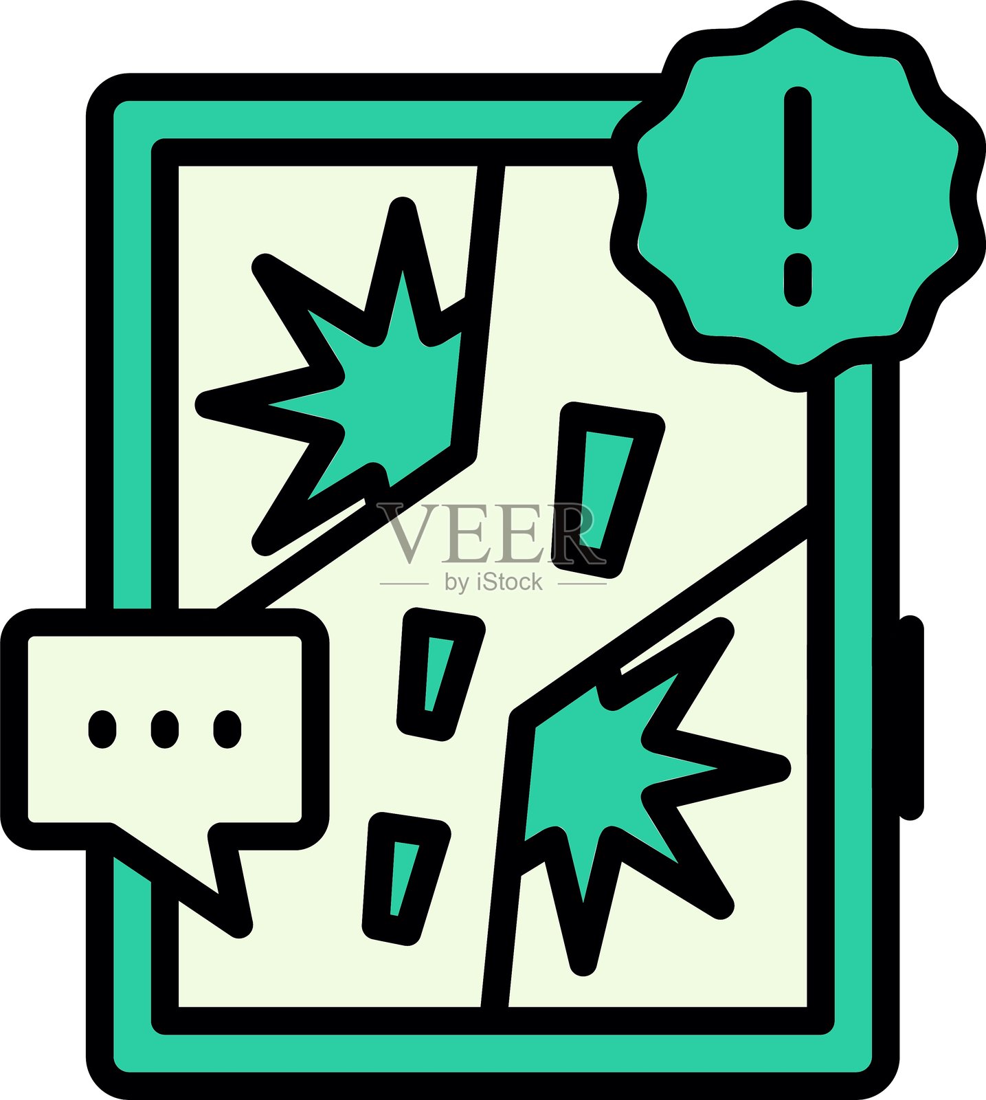 漫画新图标设计创意插画图片素材