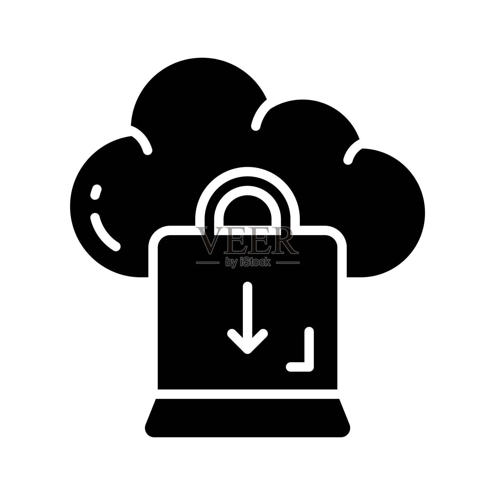 云购物插画图片素材