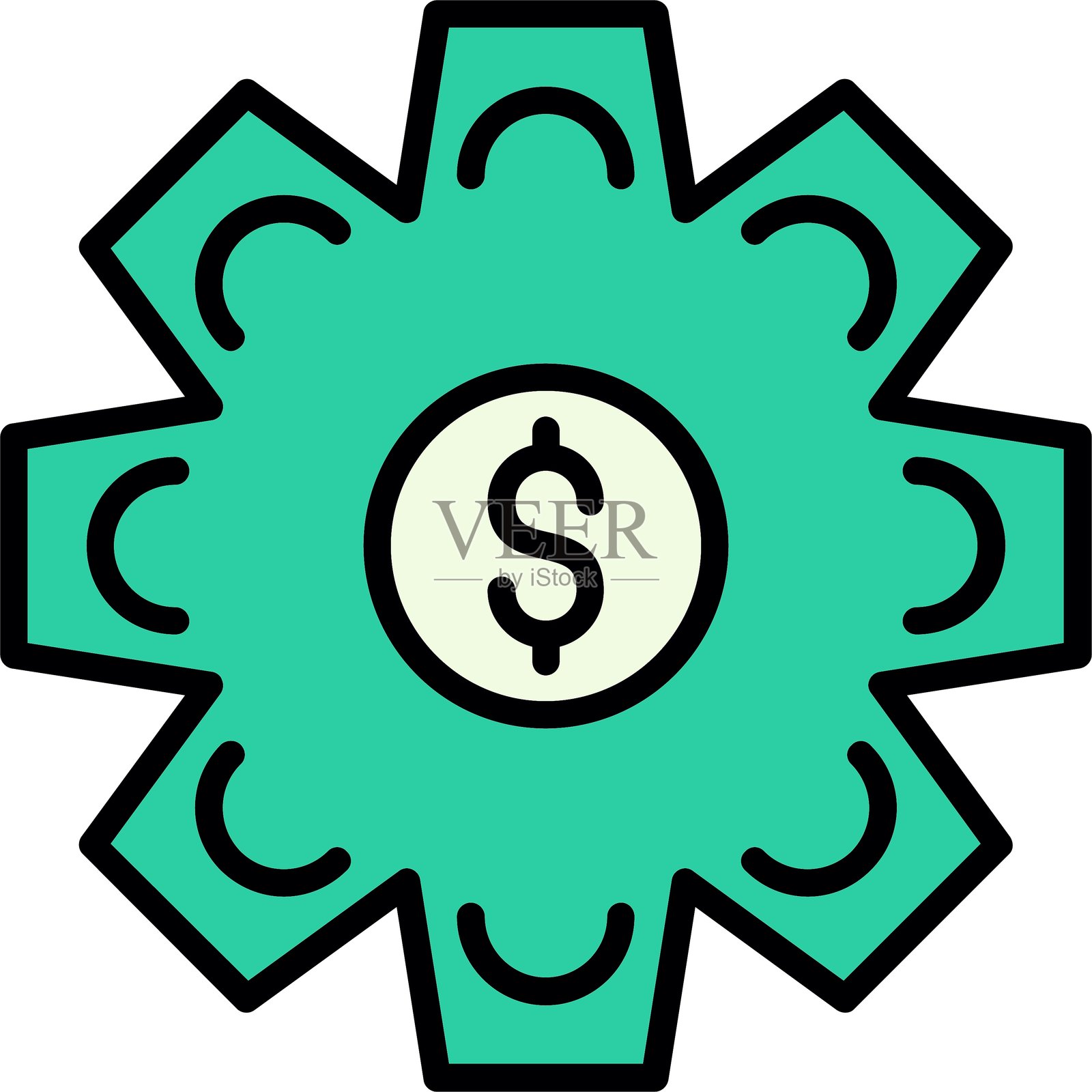 设置新图标设计创意插画图片素材