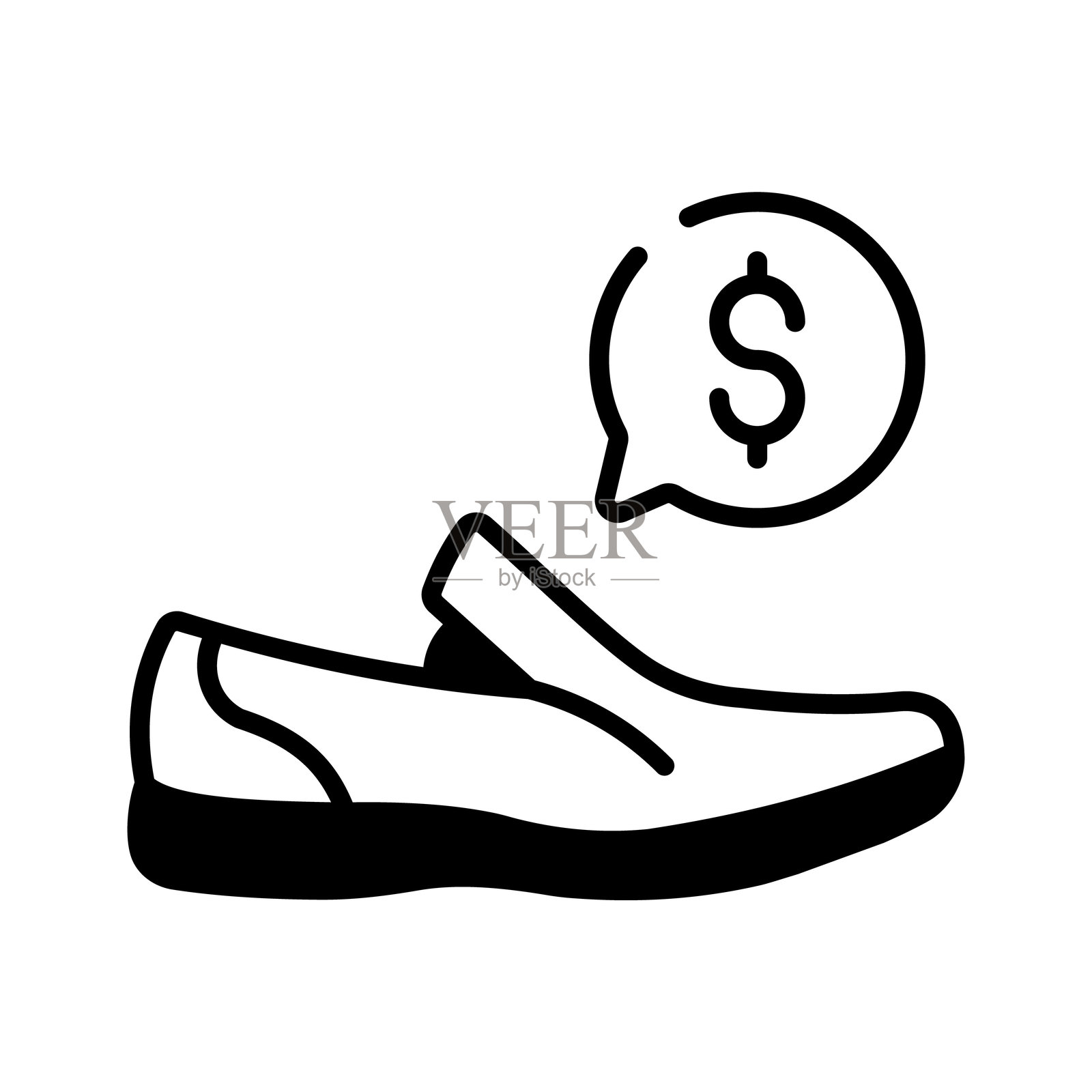 鞋子插画图片素材