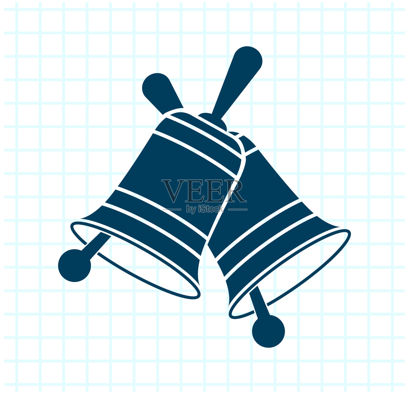 圣诞铃铛插画图片素材