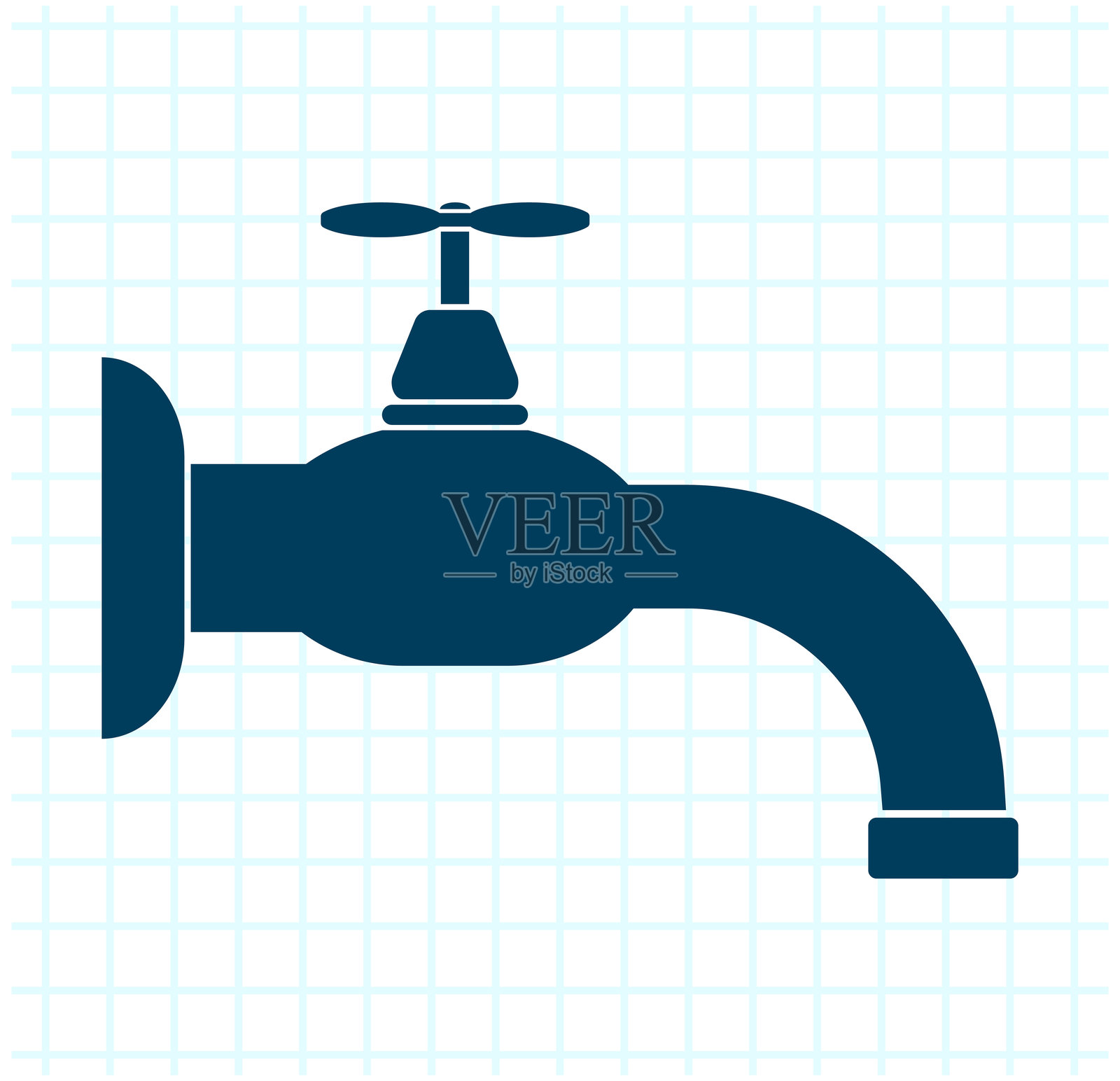 水龙头插画图片素材