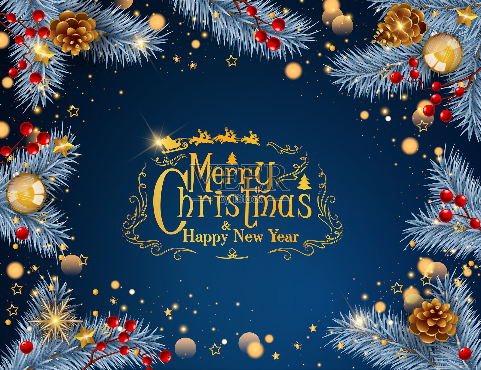 节日问候插画图片素材