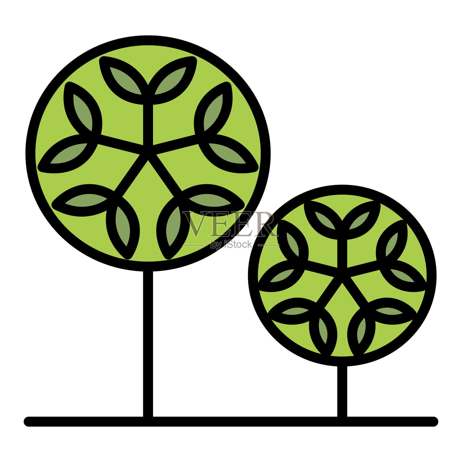 树图标插画图片素材