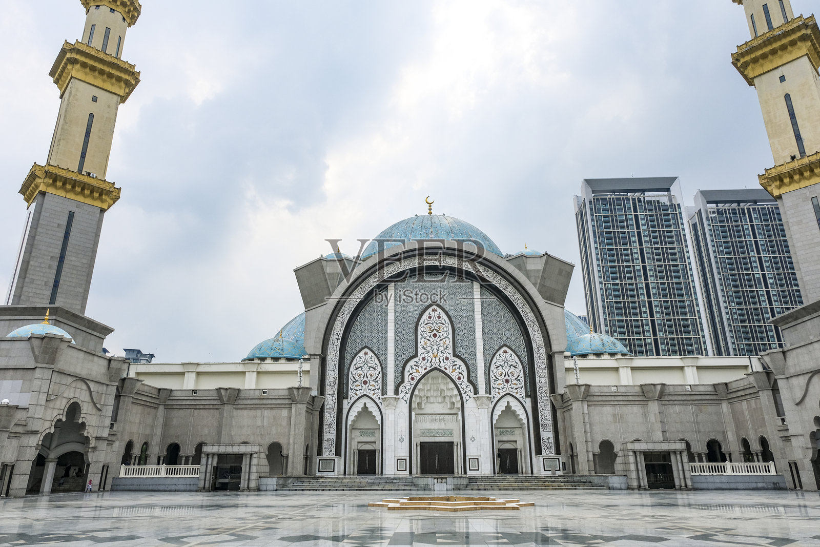 马来西亚联邦清真寺照片摄影图片