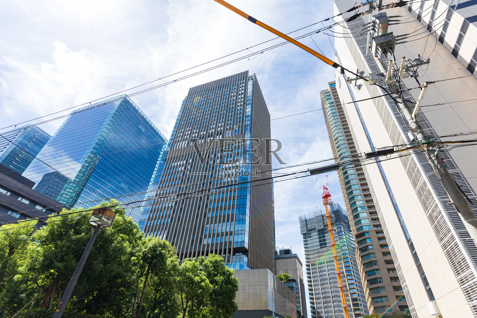 大阪府北区的摩天大楼照片摄影图片