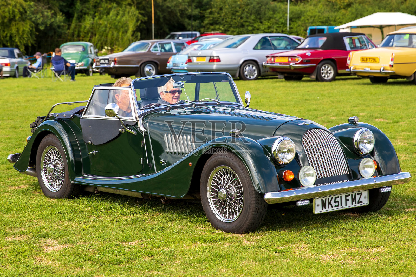 摩根 4 4 - 2001年。照片摄影图片