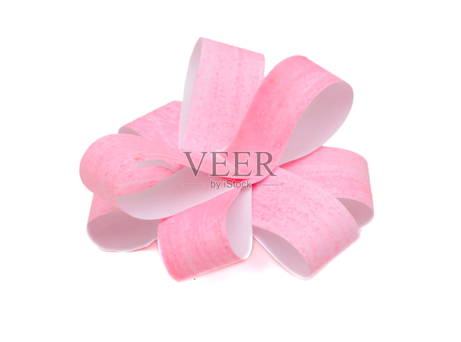 粉色花朵纸头饰照片摄影图片