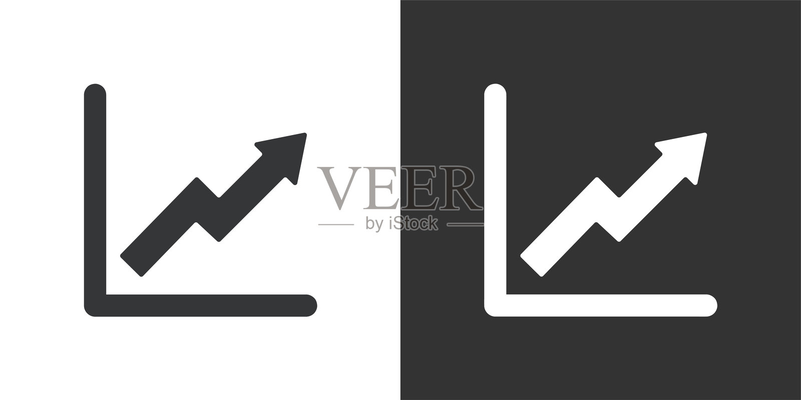 统计图标。实心图形系列图标插画图片素材