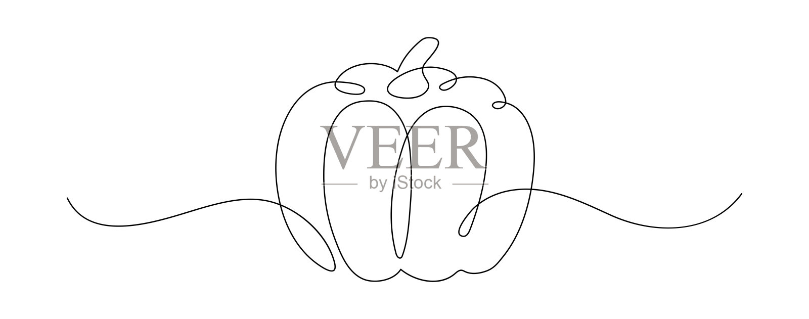 南瓜。插画图片素材