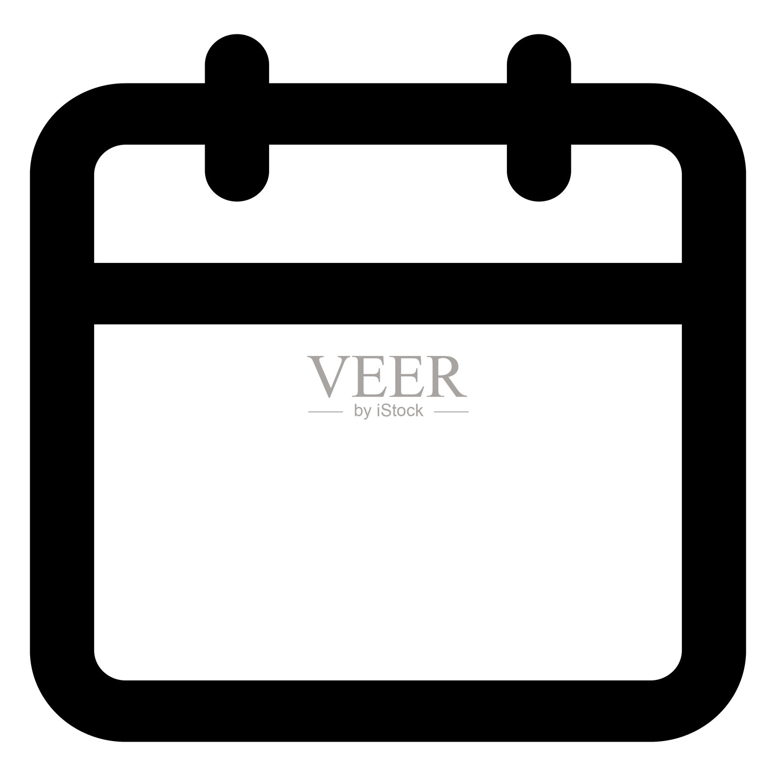 日历图标矢量图。日程标志，日期图标符号插图插画图片素材