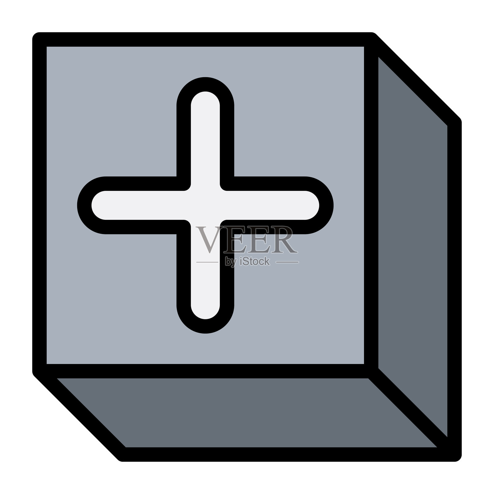 加号、正号、交叉、添加图标插画图片素材