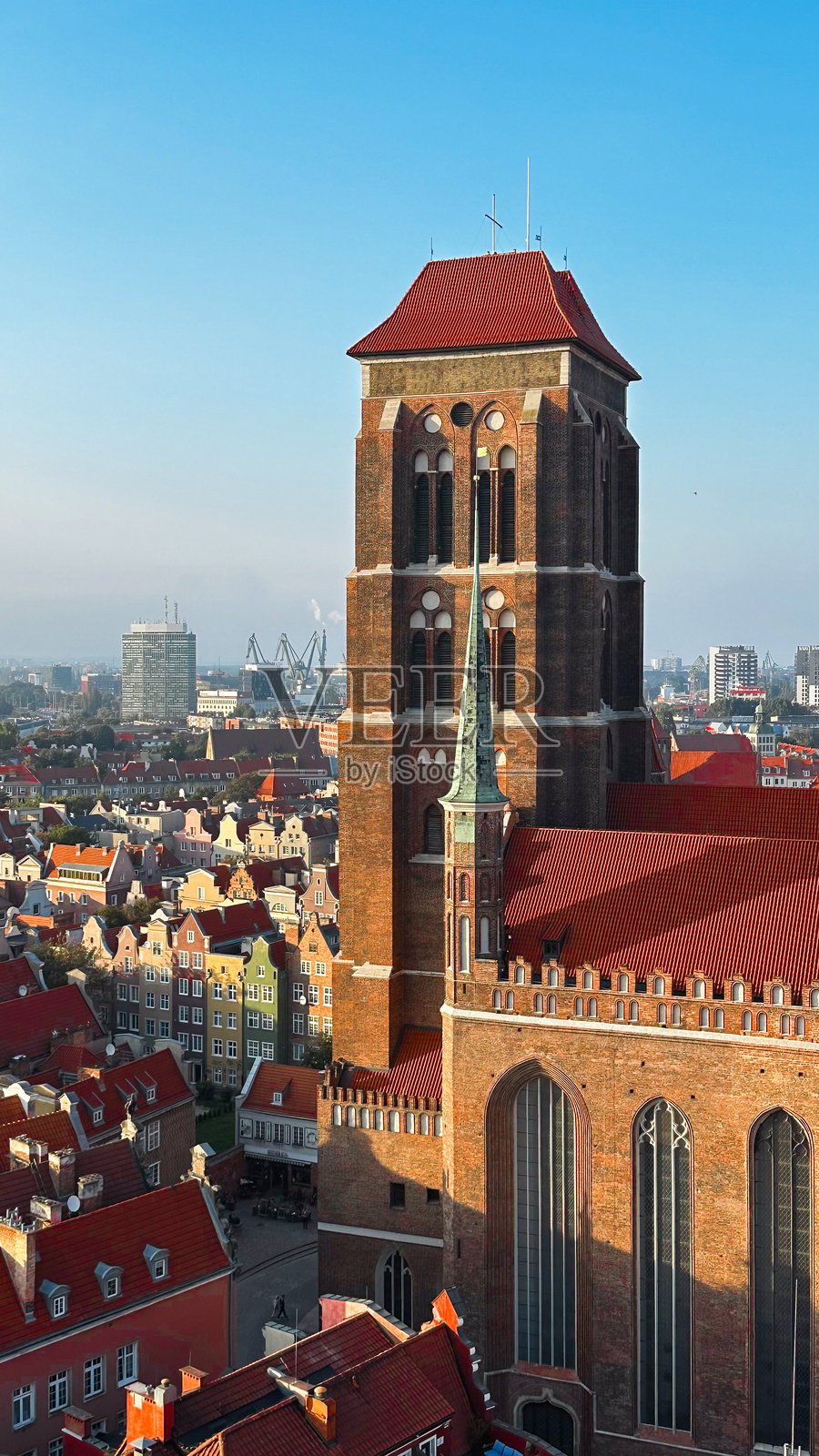 格但斯克的圣玛丽教堂照片摄影图片