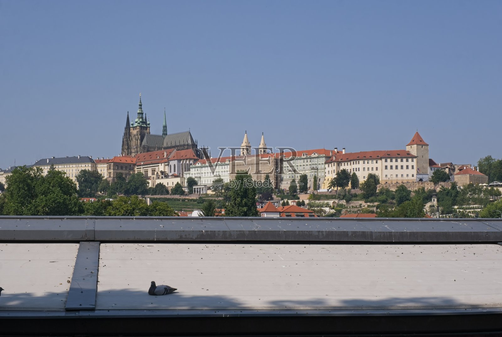 捷克布拉格。城堡。照片摄影图片