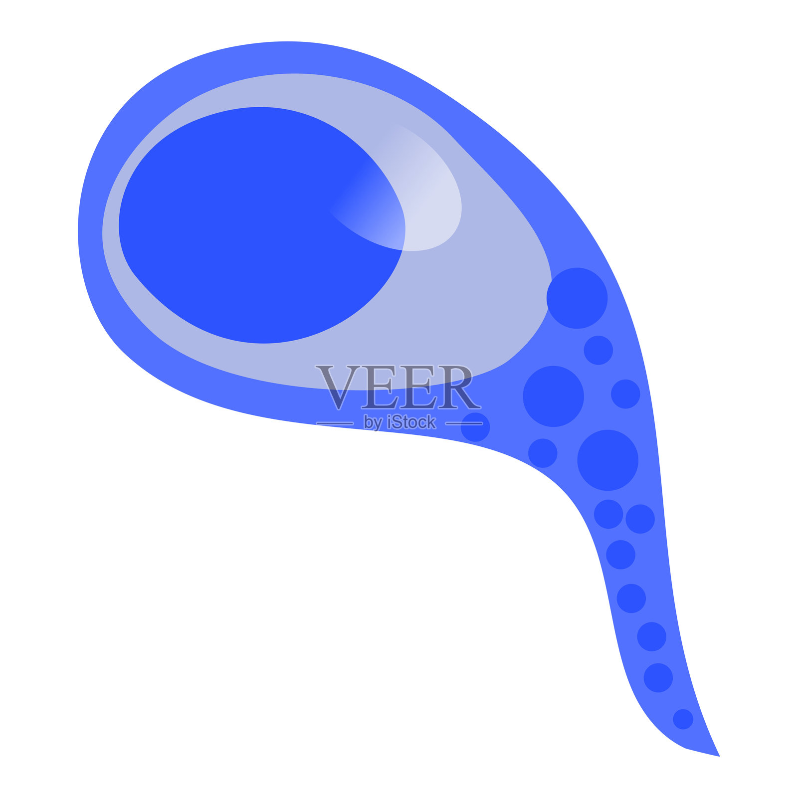 弓形虫细菌。矢量插图插画图片素材