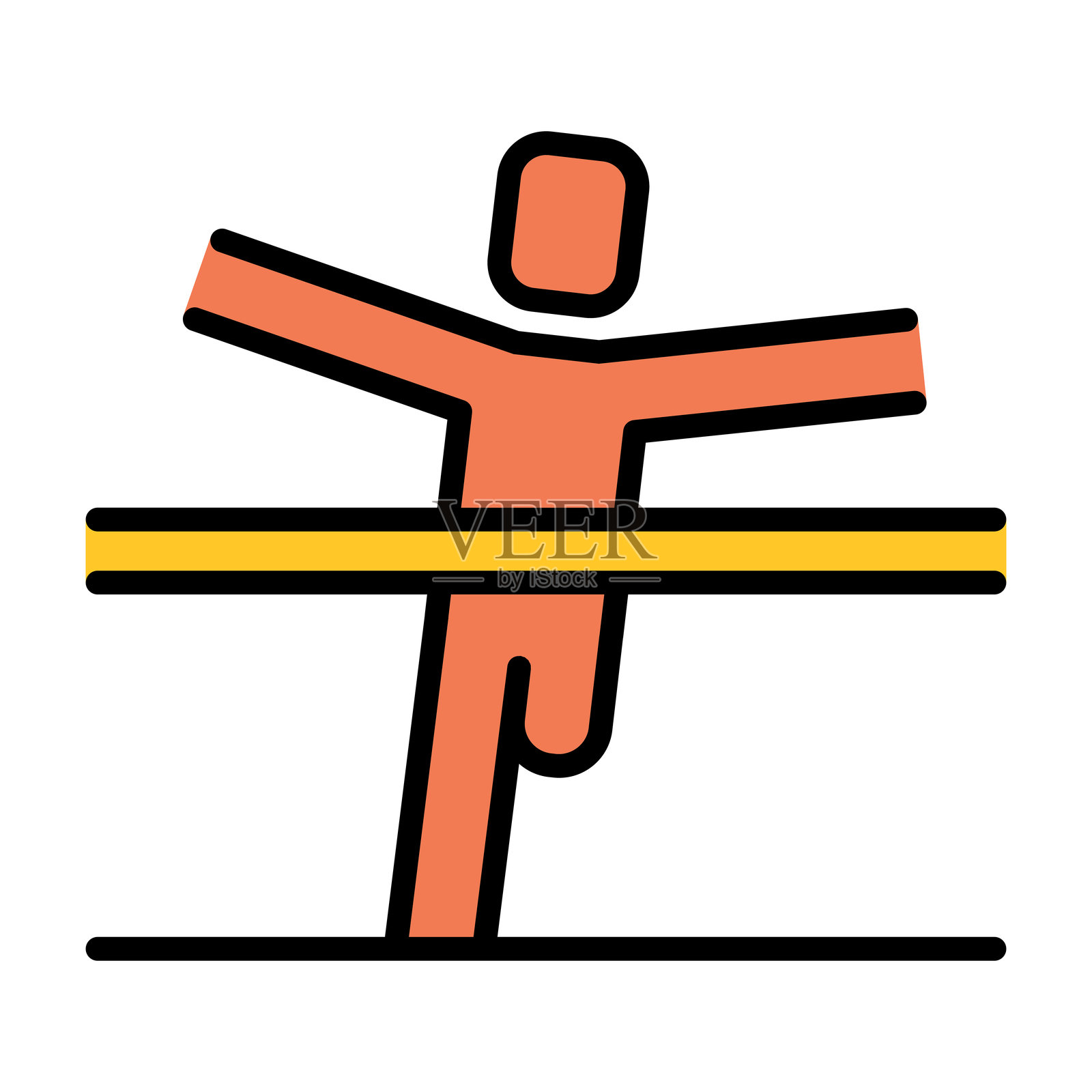 获胜者图标插画图片素材