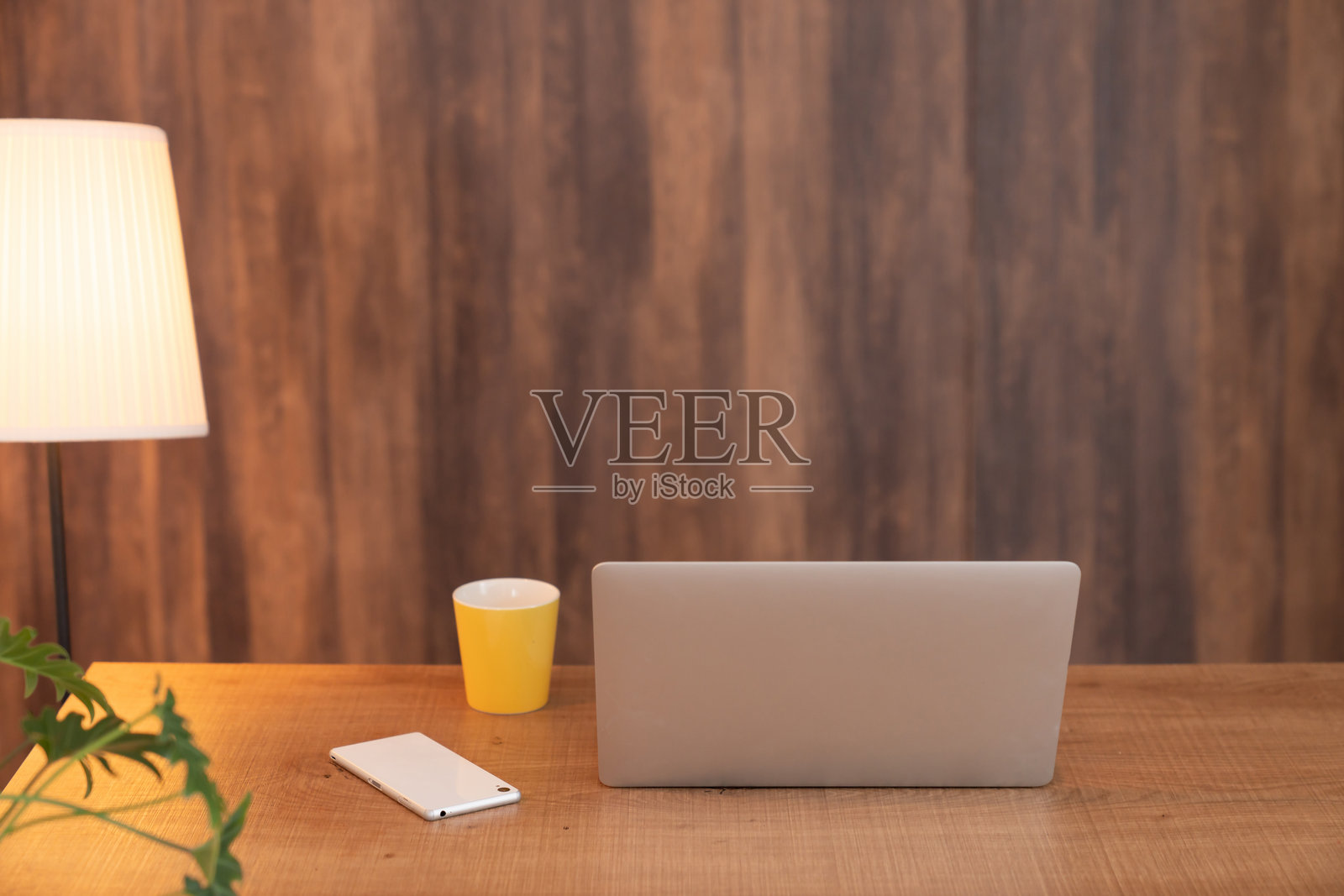 桌子上的笔记本电脑照片摄影图片