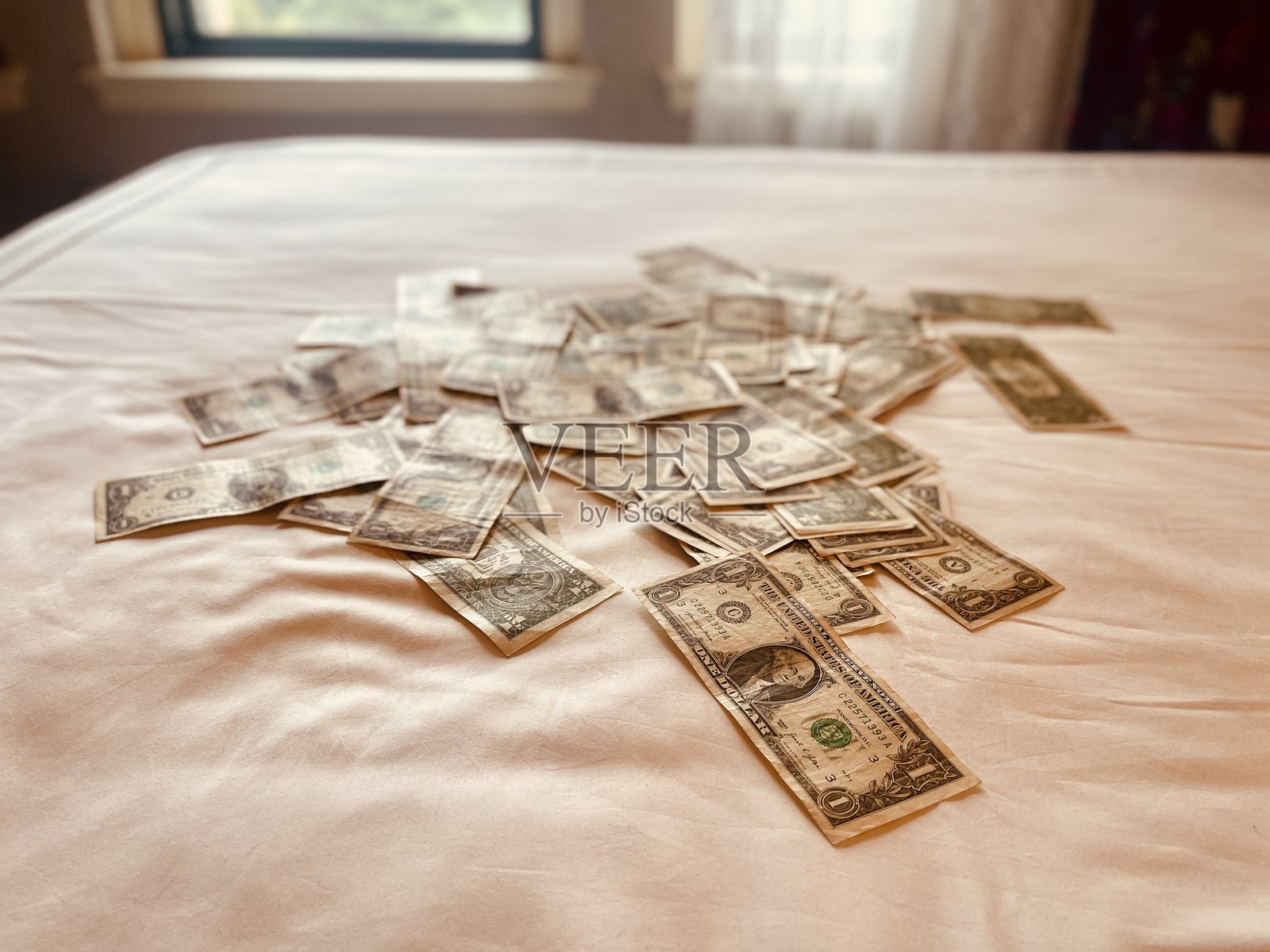 美元钞票照片摄影图片