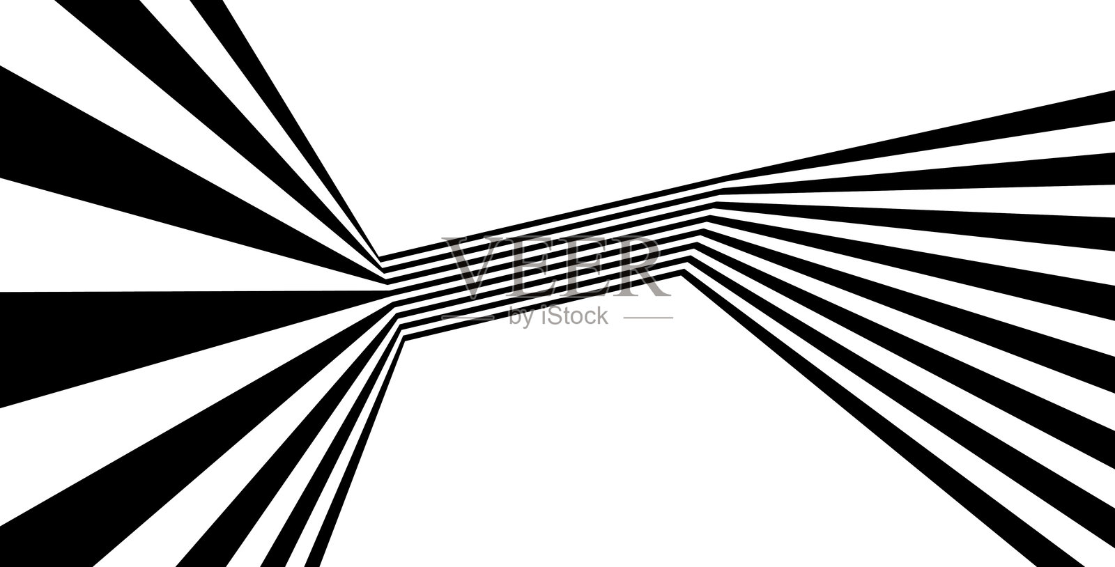 黑白条纹斑马纹3D封面设计背景插画图片素材