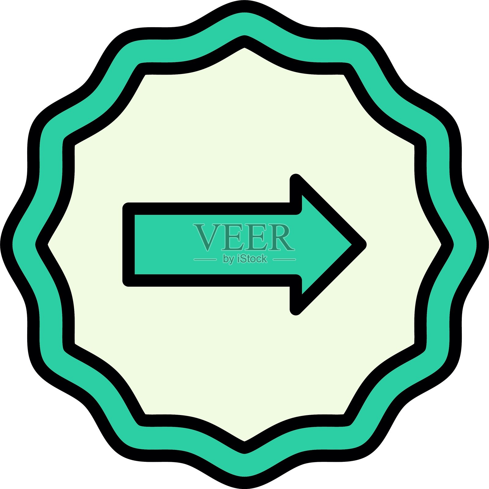 右转新图标设计创意插画图片素材