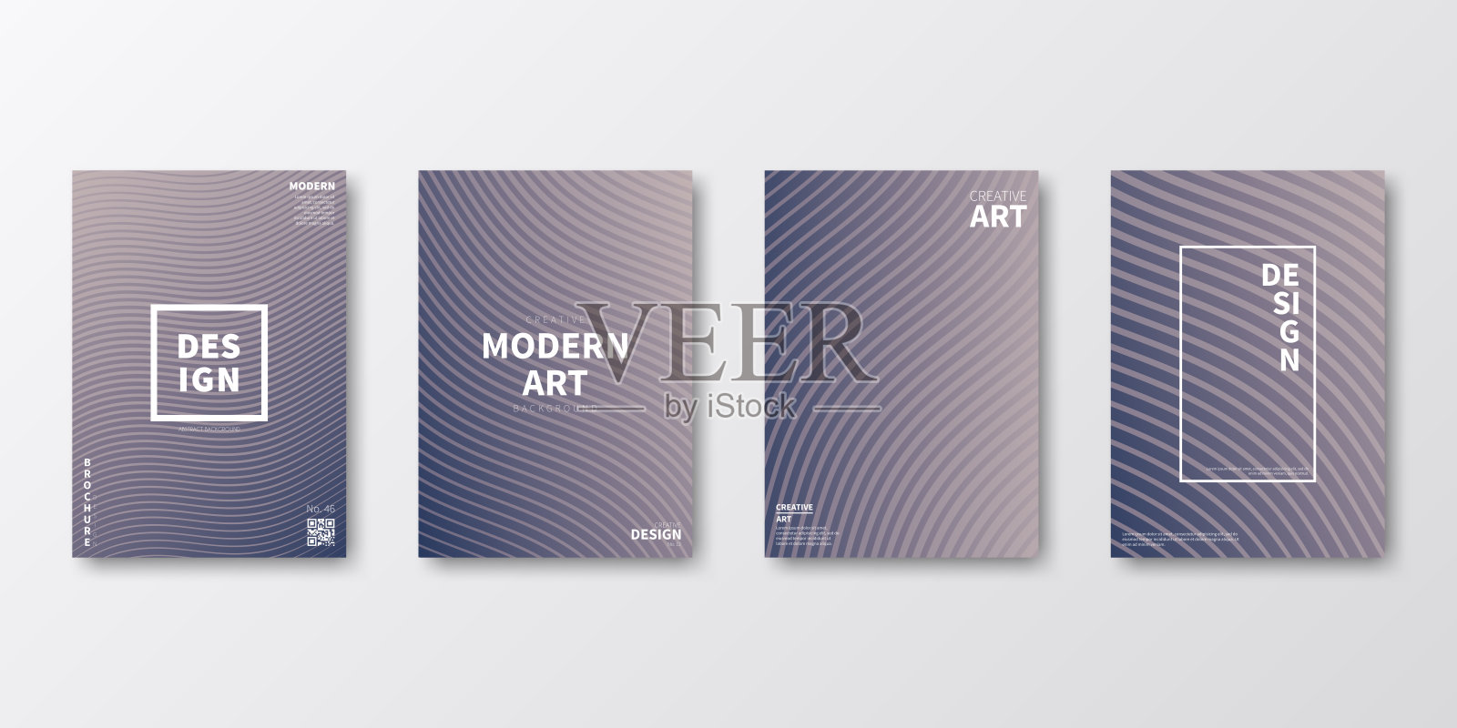 宣传册模板布局，灰色封面设计，商业年度报告，传单，杂志插画图片素材