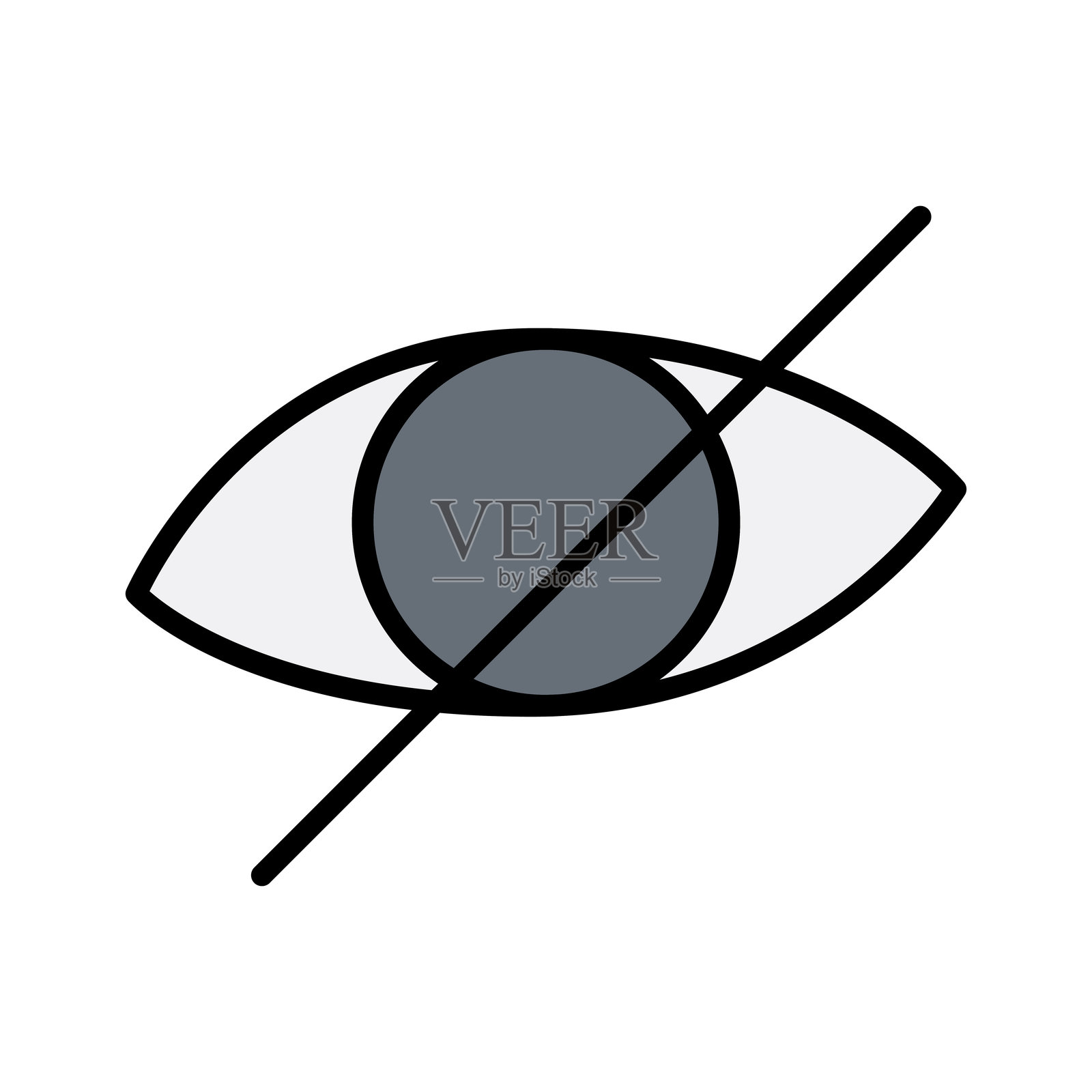 盲人图标插画图片素材