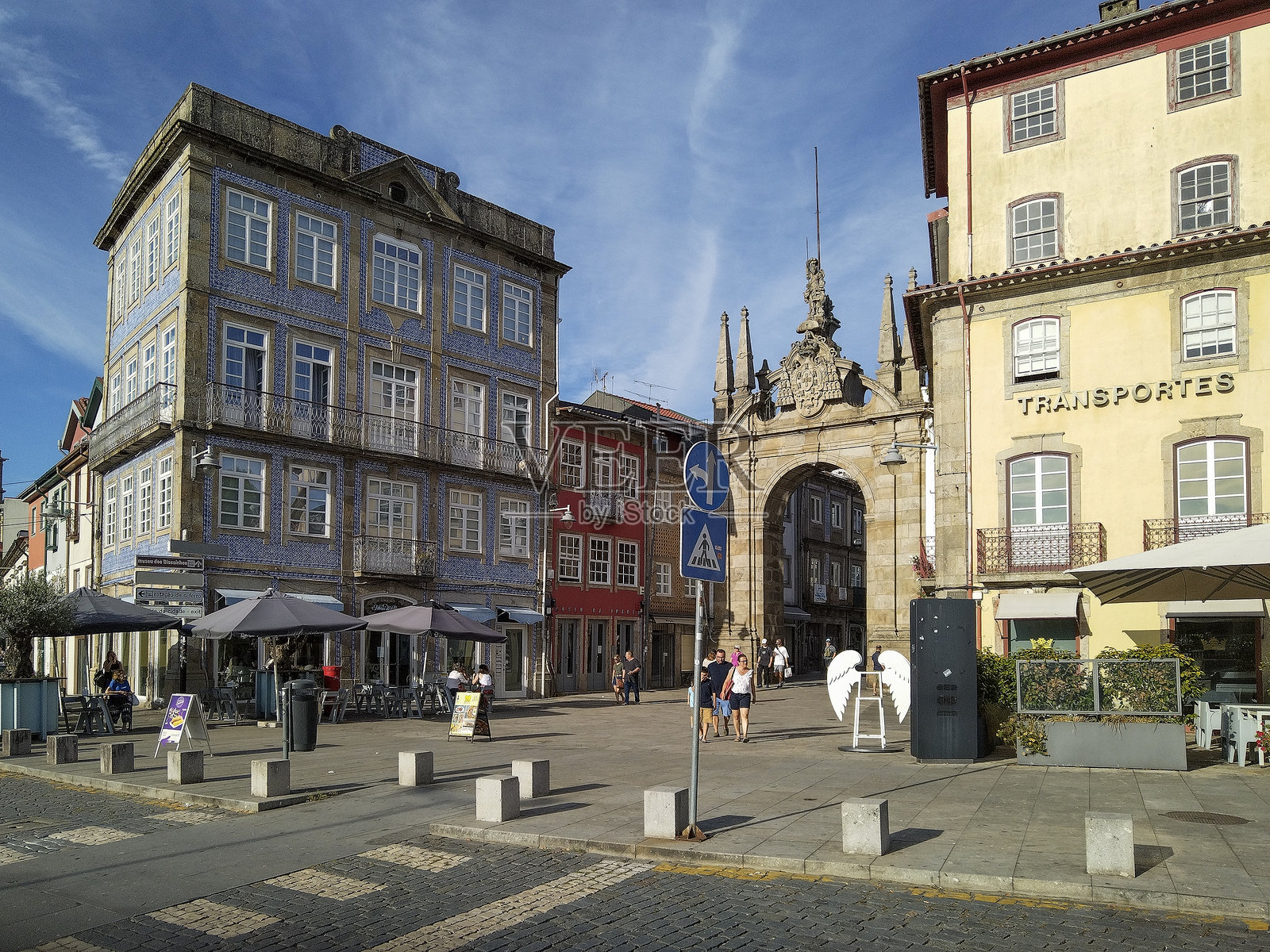 布拉加新城门拱门照片摄影图片