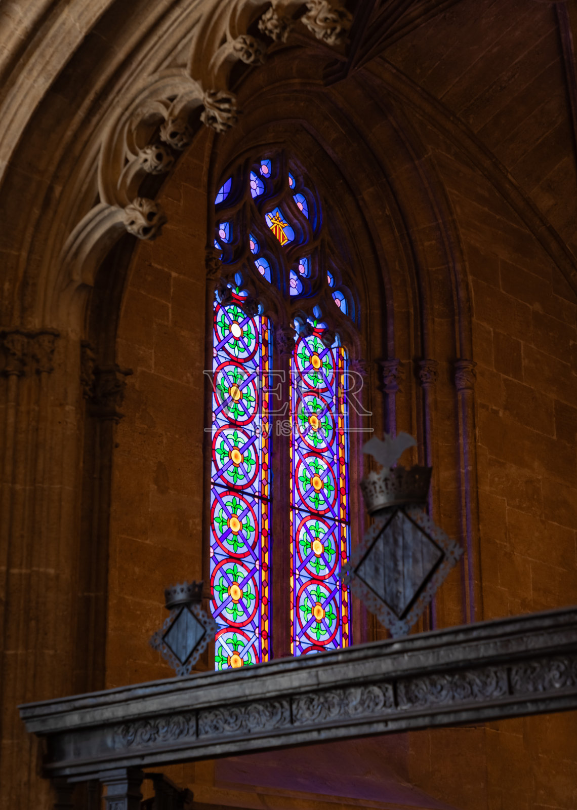 瓦伦西亚丝绸交易所有限公司内部照片摄影图片