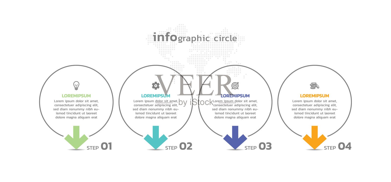 矢量信息图表商业模板设计插画图片素材