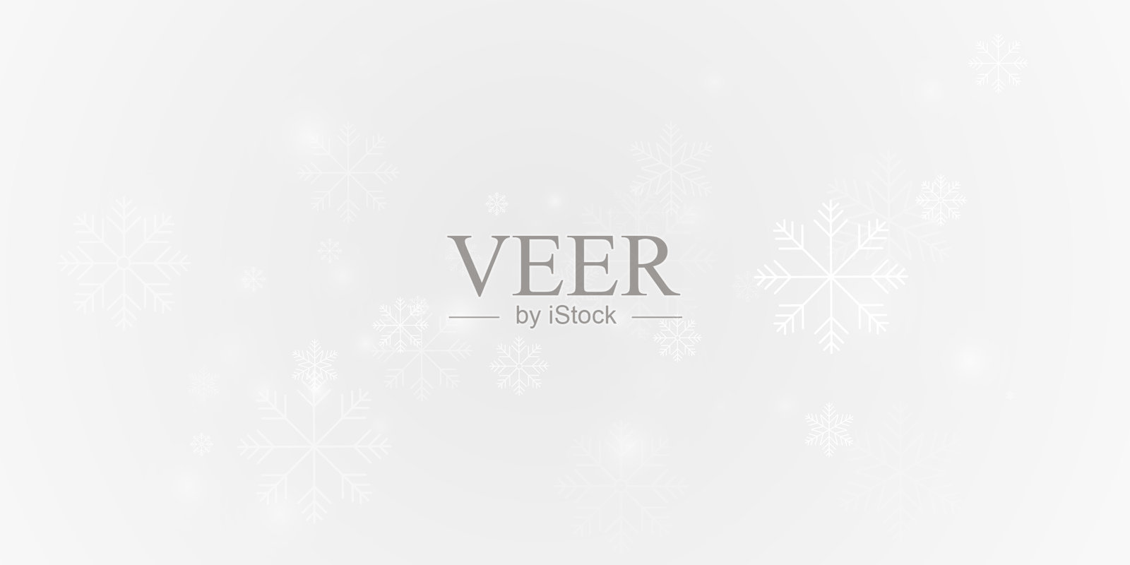 抽象圣诞雪矢量PNG插图插画图片素材