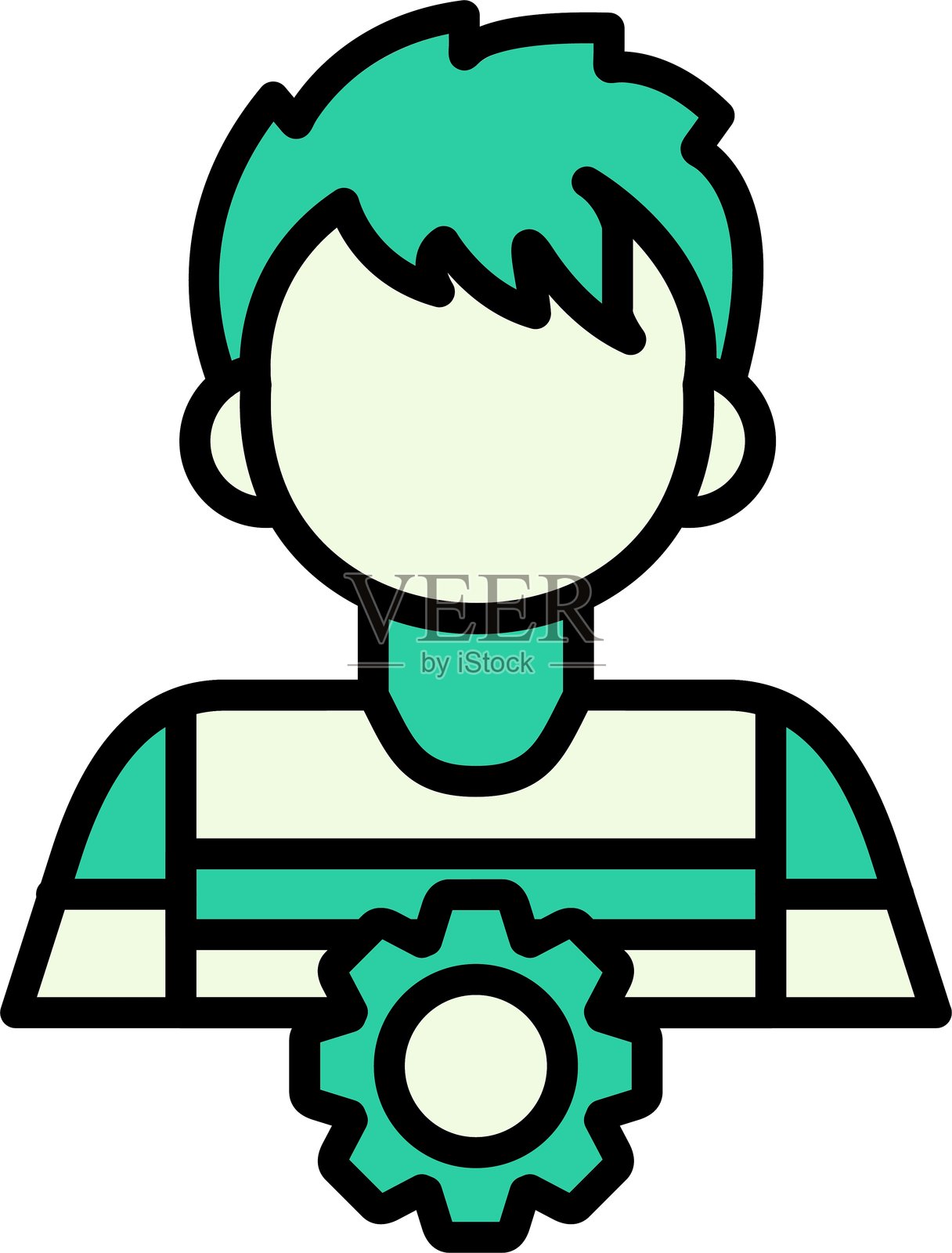 最佳客户体验新图标设计创意插画图片素材